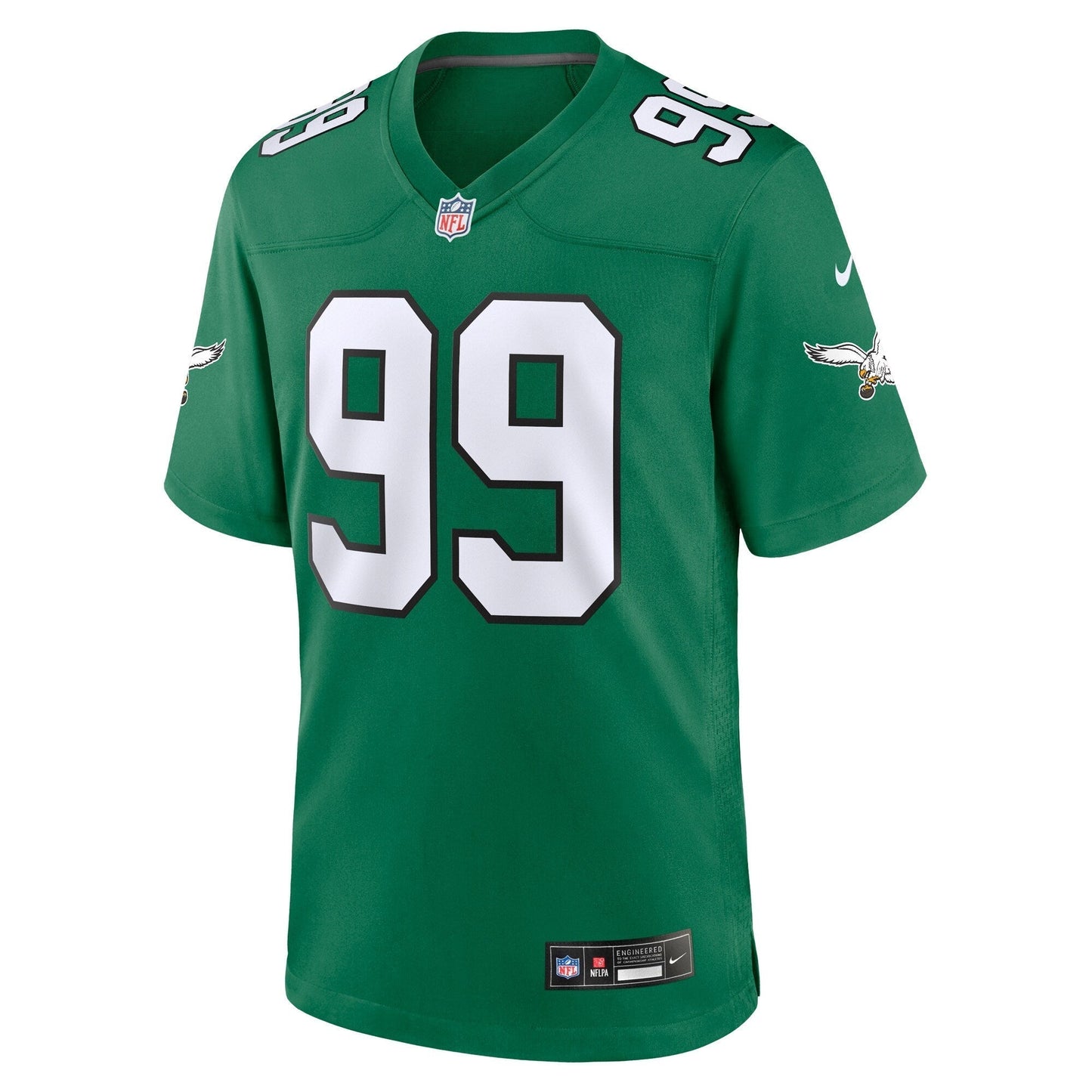 Jerome Brown Philadelphia Eagles Nike Alternate Game Jersey - Kelly Green football jersey product view 2
