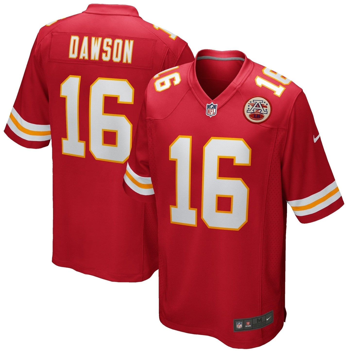 Len Dawson Kansas City Chiefs Nike Game Retired Jersey - Red football jersey product view 1