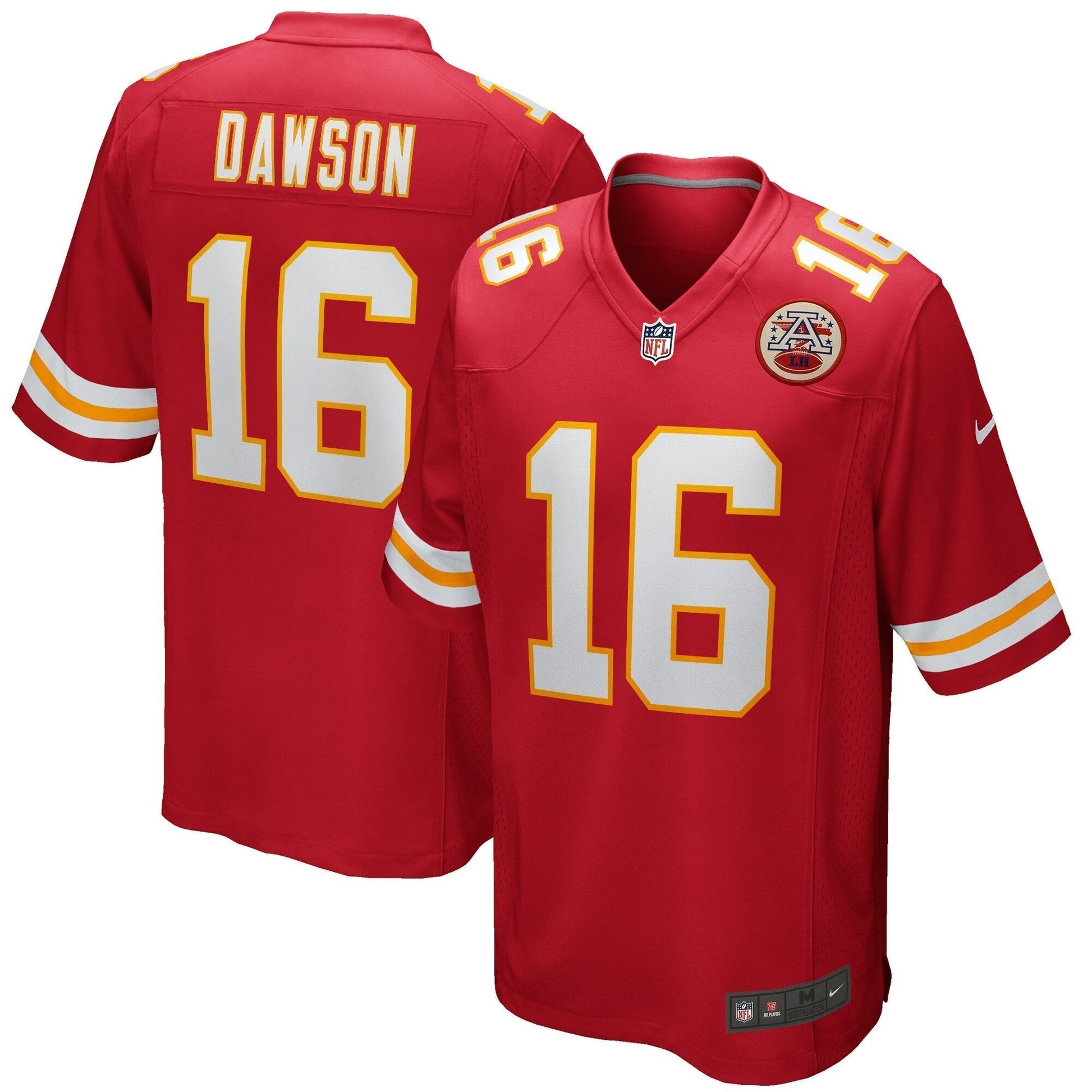 Len Dawson Kansas City Chiefs Nike Game Retired Jersey - Red football jersey product view 1