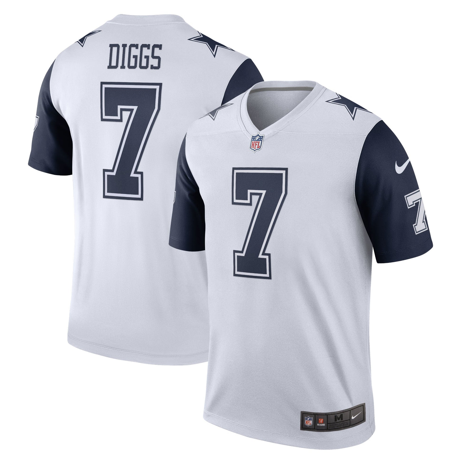 Trevon Diggs Dallas Cowboys Nike Legend Jersey - White football jersey product view 1