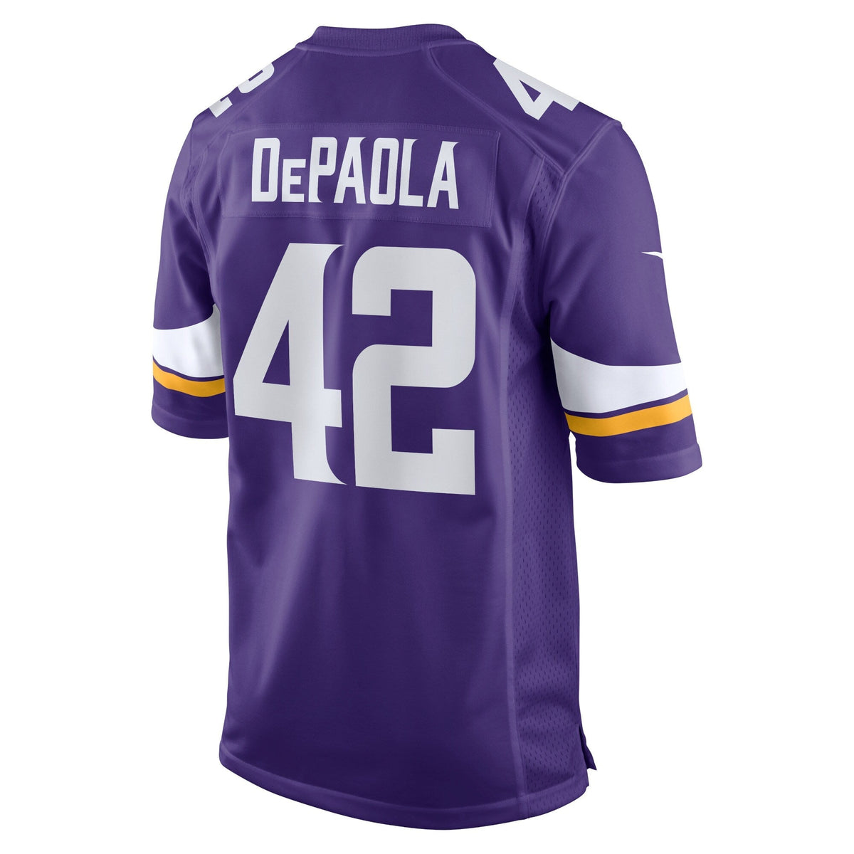 Andrew DePaola Minnesota Vikings Nike Game Jersey - Purple football jersey product view 3
