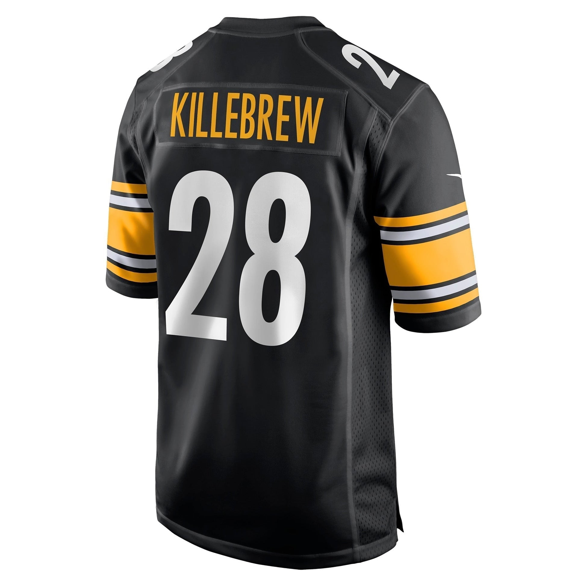 Miles Killebrew Pittsburgh Steelers Nike Game Jersey - Black football jersey product view 3