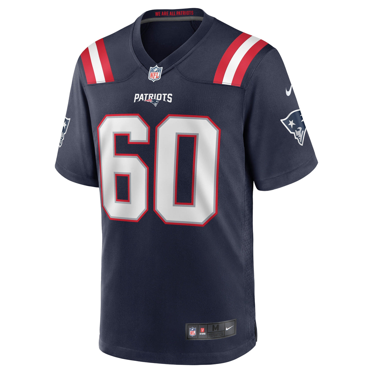 David Andrews New England Patriots Nike Game Jersey - Navy football jersey product view 2