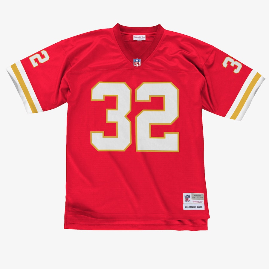 Men's Marcus Allen Red Kansas City Chiefs 1994 Legacy Jersey football jersey product view 1