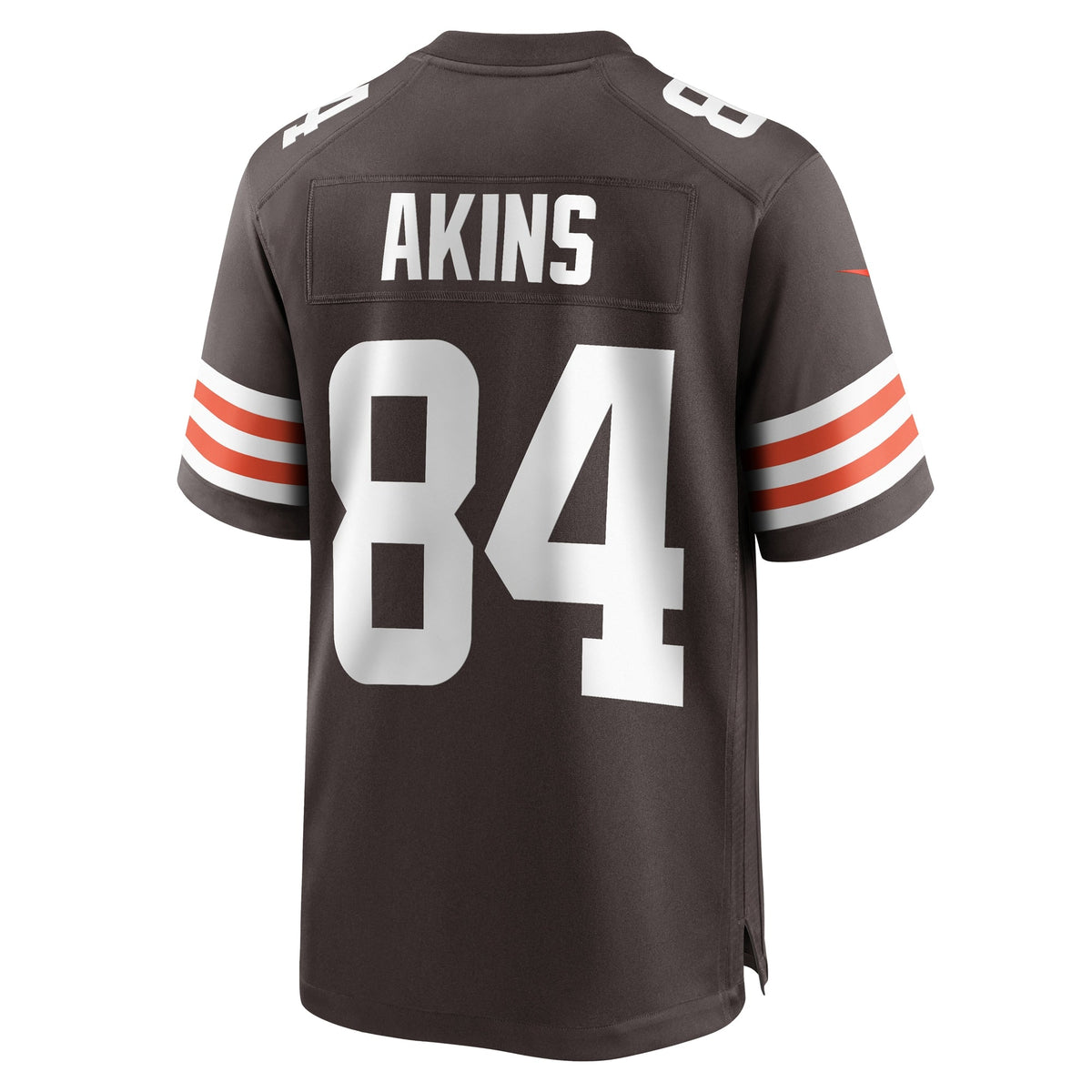 Jordan Akins Cleveland Browns Nike Game Jersey - Brown football jersey product view 3