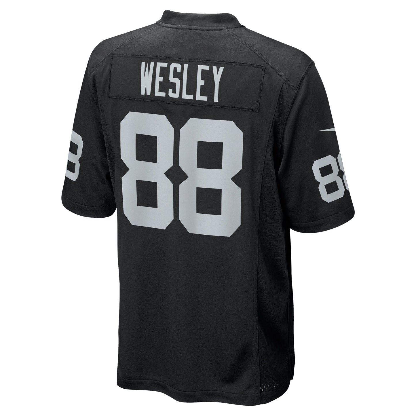 Antoine Wesley Las Vegas Raiders Nike Team Game Jersey - Black football jersey product view 3