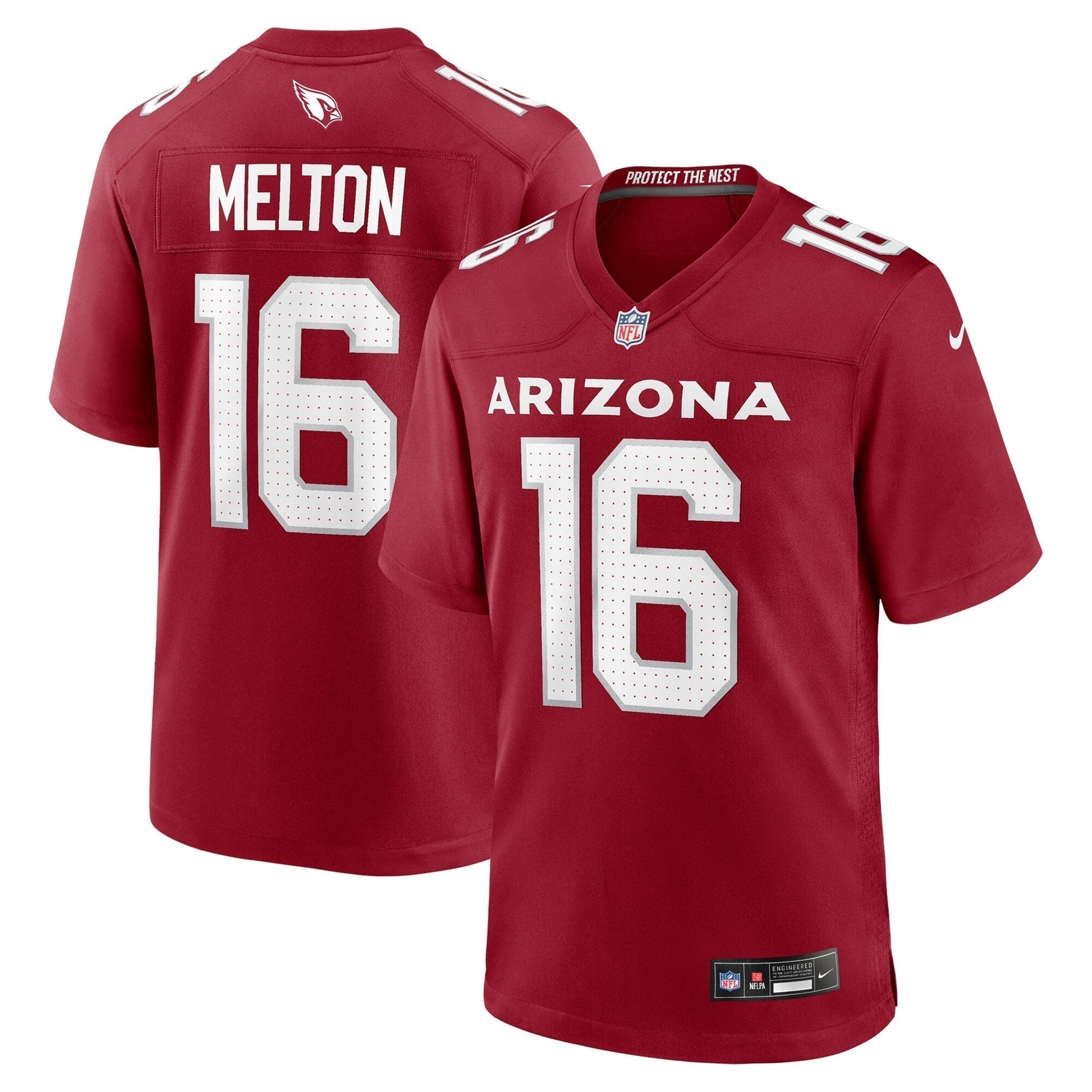 Max Melton Arizona Cardinals Nike Team Game Jersey - Cardinal football jersey product view 1