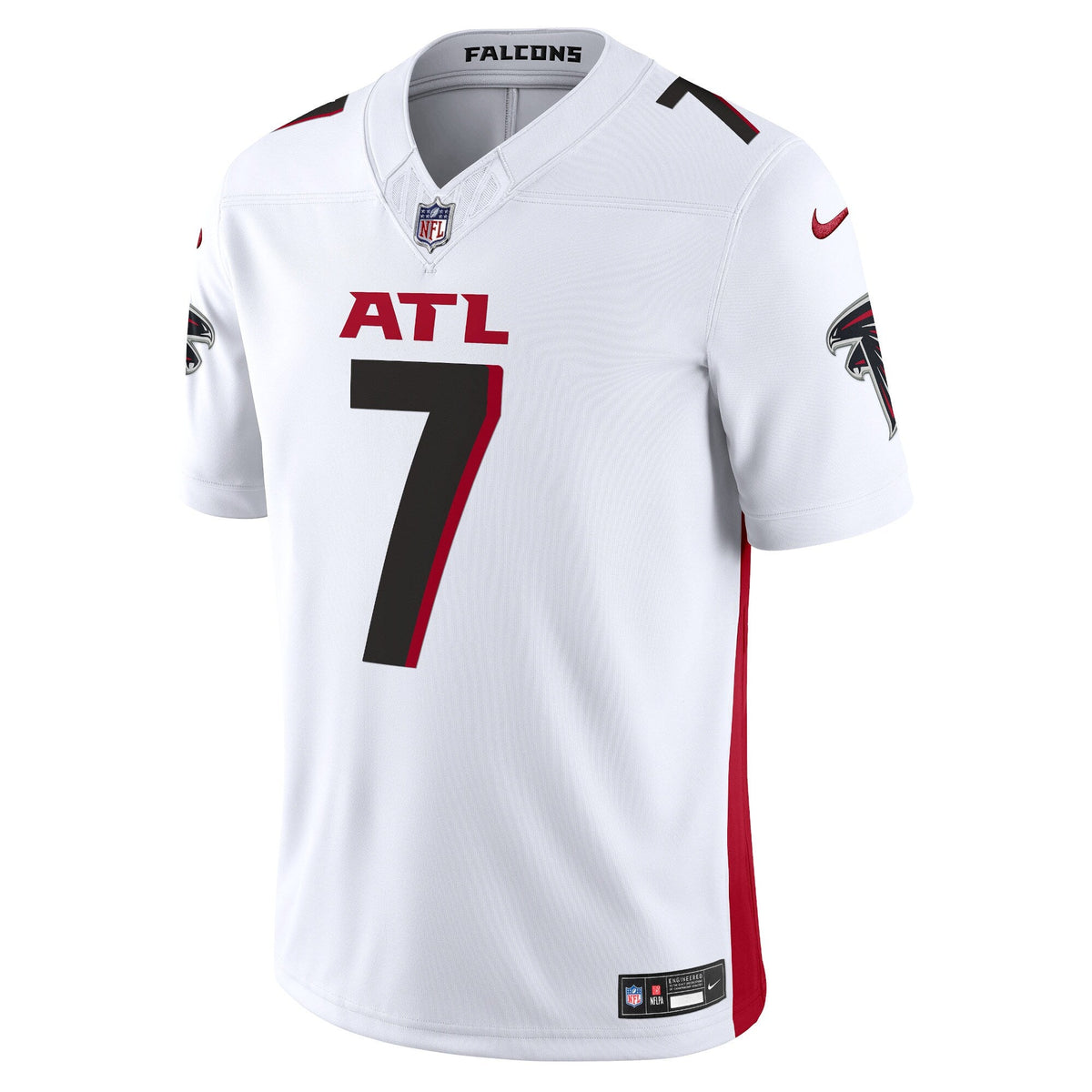 Bijan Robinson Atlanta Falcons Nike Vapor F.U.S.E. Limited Jersey - White football jersey product view 2