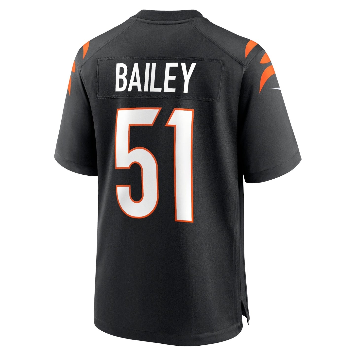 Markus Bailey Cincinnati Bengals Nike Game Jersey - Black football jersey product view 3