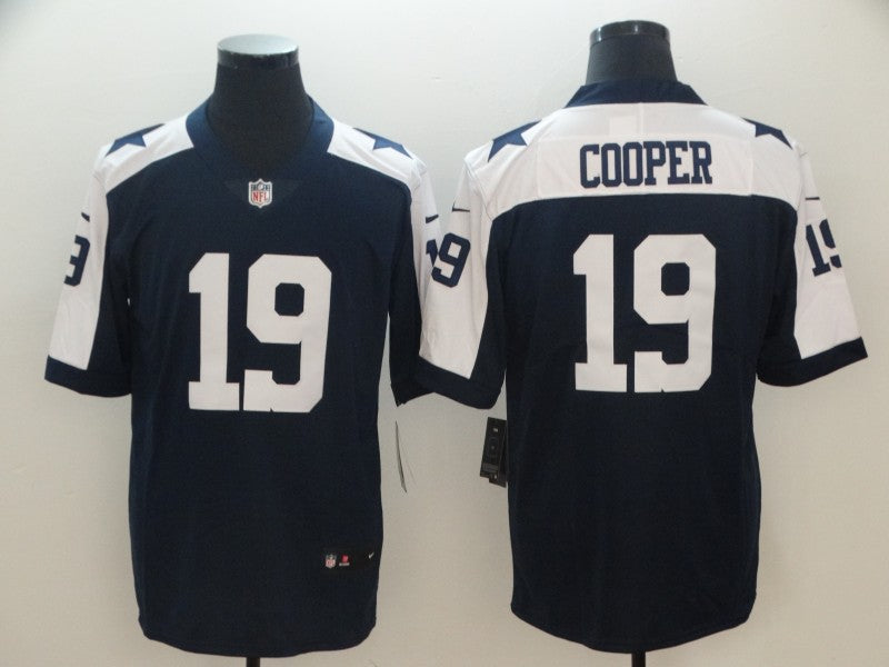 Men's Dallas Cowboys Amari Cooper #19 Navy Alternate Fashion Game Jersey1 football jersey product view 1