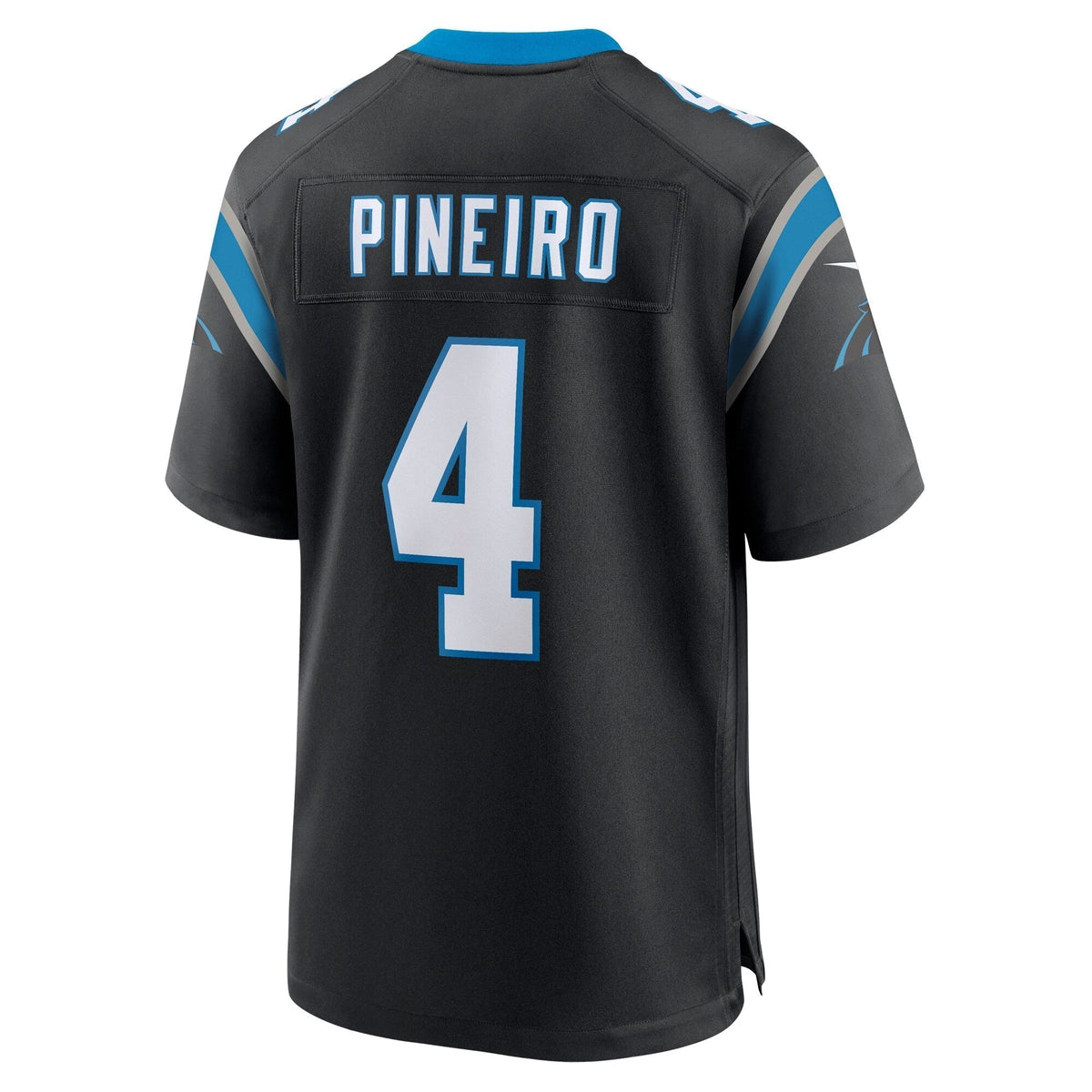 Eddy Pineiro Carolina Panthers Nike Team Game Jersey - Black football jersey product view 3