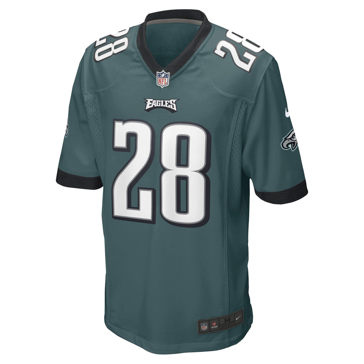Josh Jobe Philadelphia Eagles Nike Game Jersey - Midnight Green football jersey product view 2