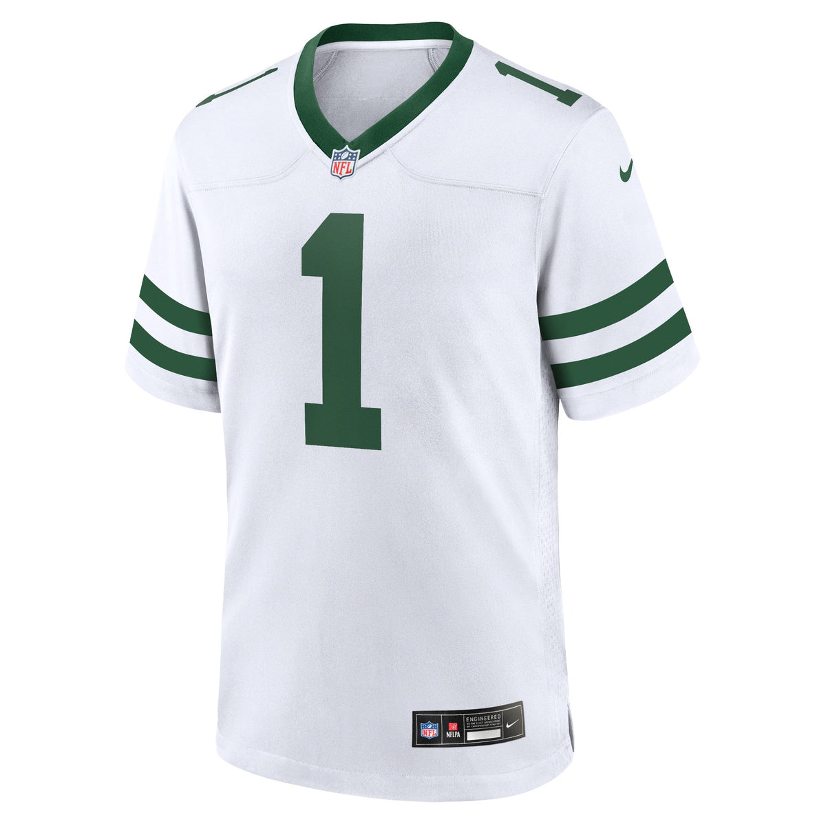 Ahmad Sauce Gardner New York Jets Nike Game Jersey - Legacy White football jersey product view 2