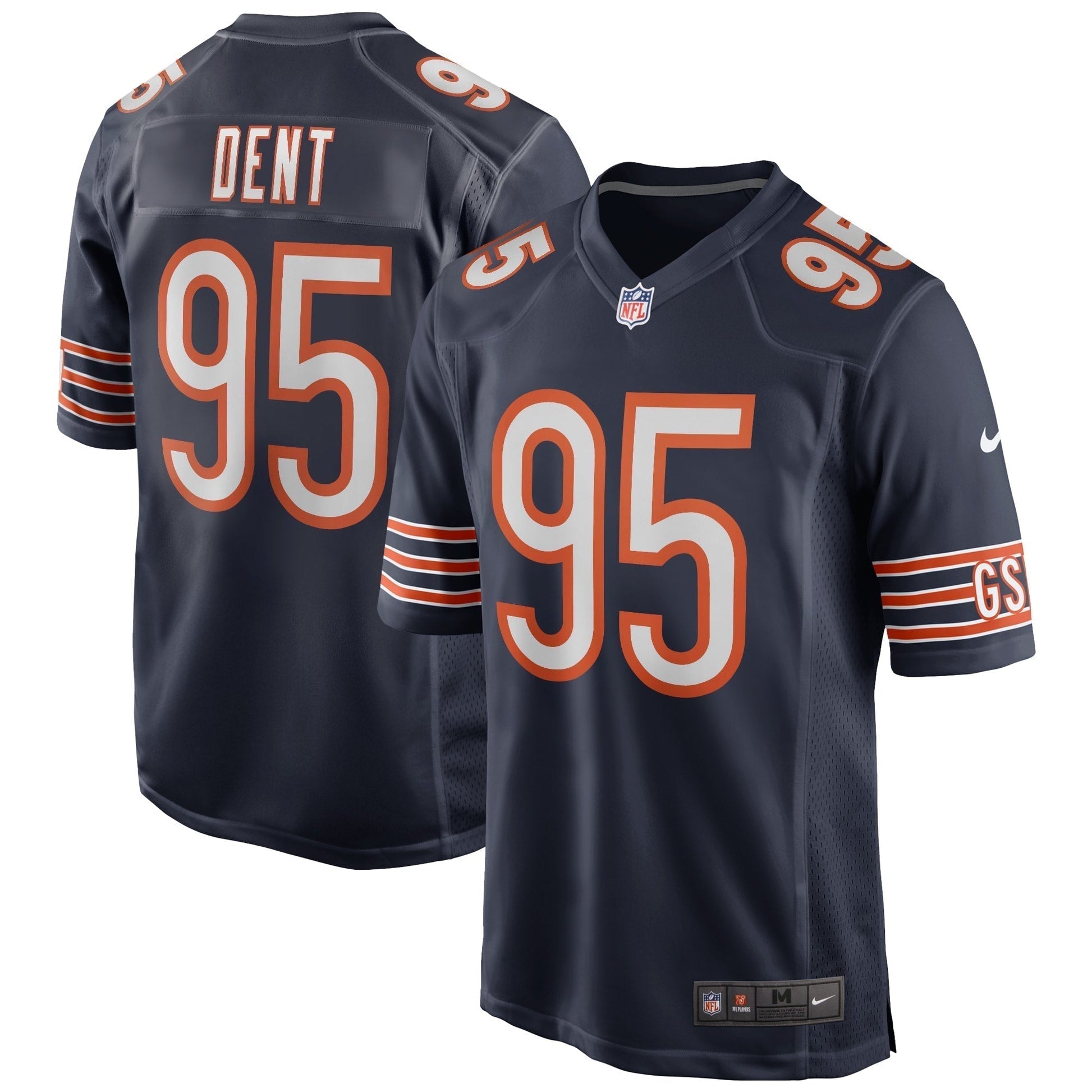 Richard Dent Chicago Bears Nike Game Retired Jersey - Navy football jersey product view 1