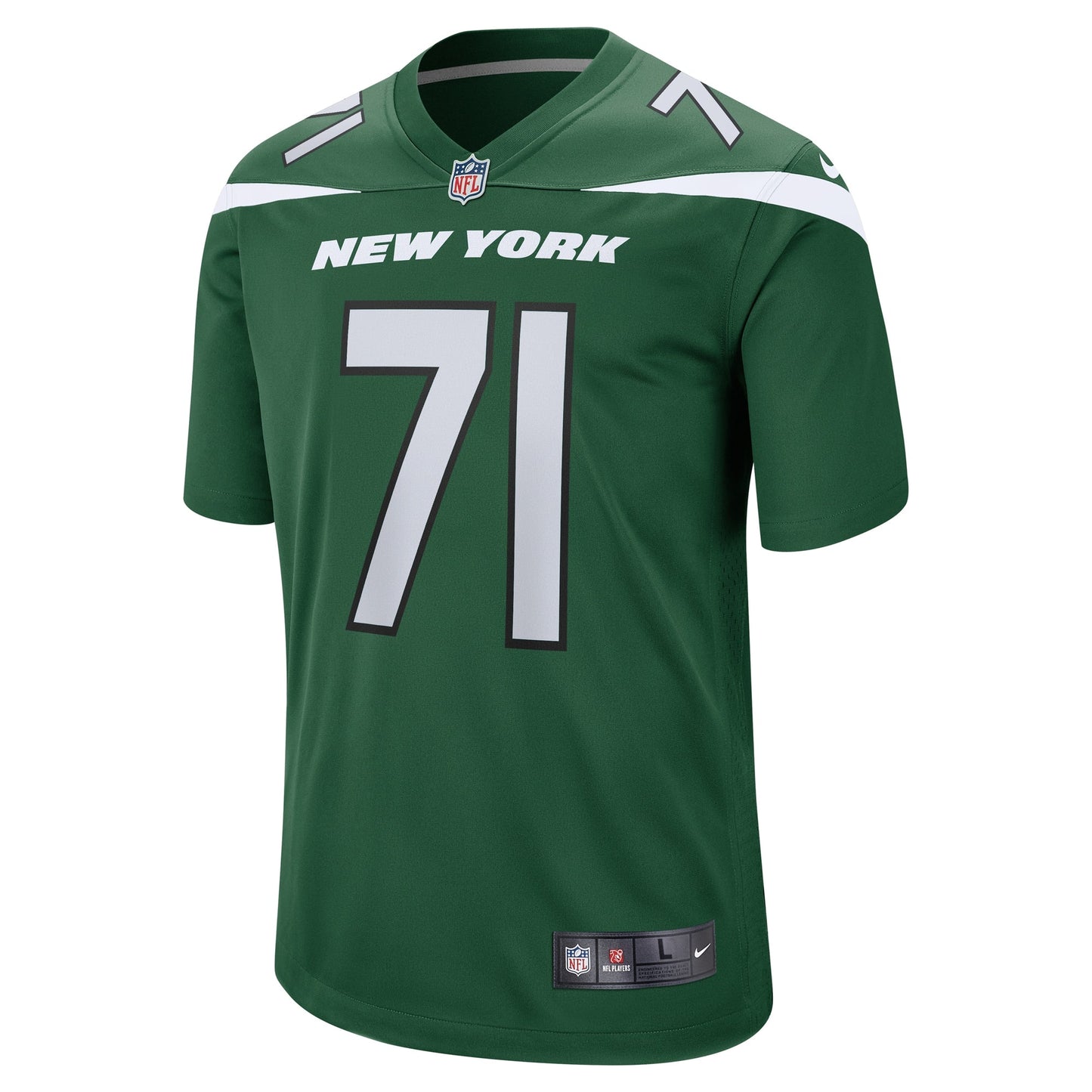Wes Schweitzer New York Jets Nike Game Jersey - Green football jersey product view 2