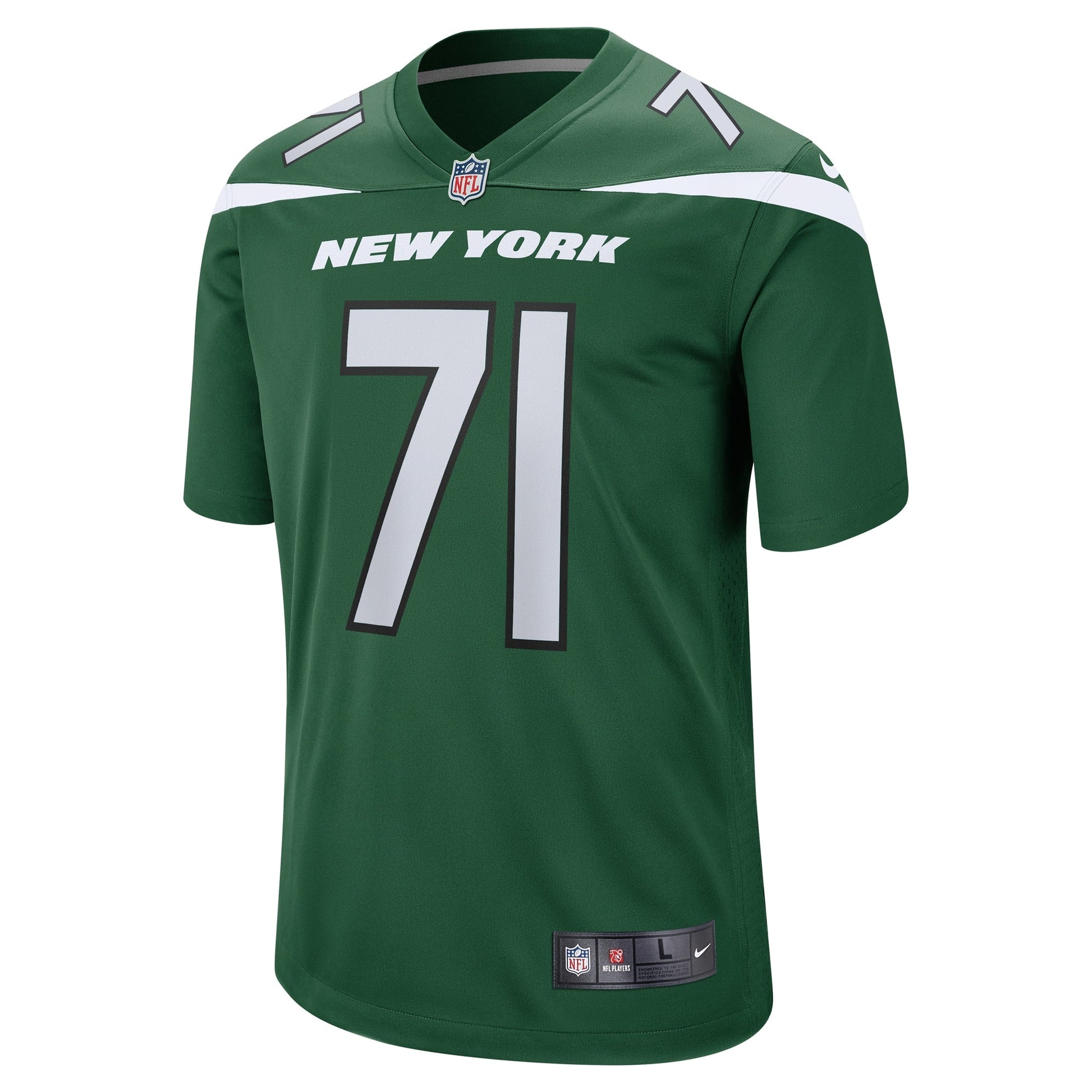 Wes Schweitzer New York Jets Nike Game Jersey - Green football jersey product view 2
