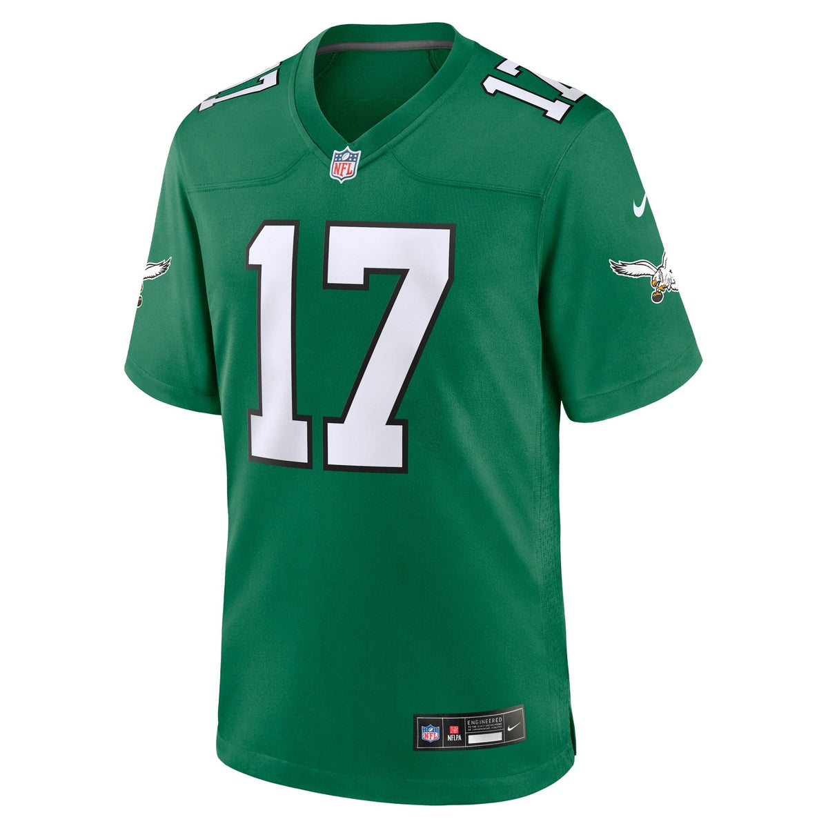 Nakobe Dean Philadelphia Eagles Nike Alternate Game Jersey - Kelly Green football jersey product view 2
