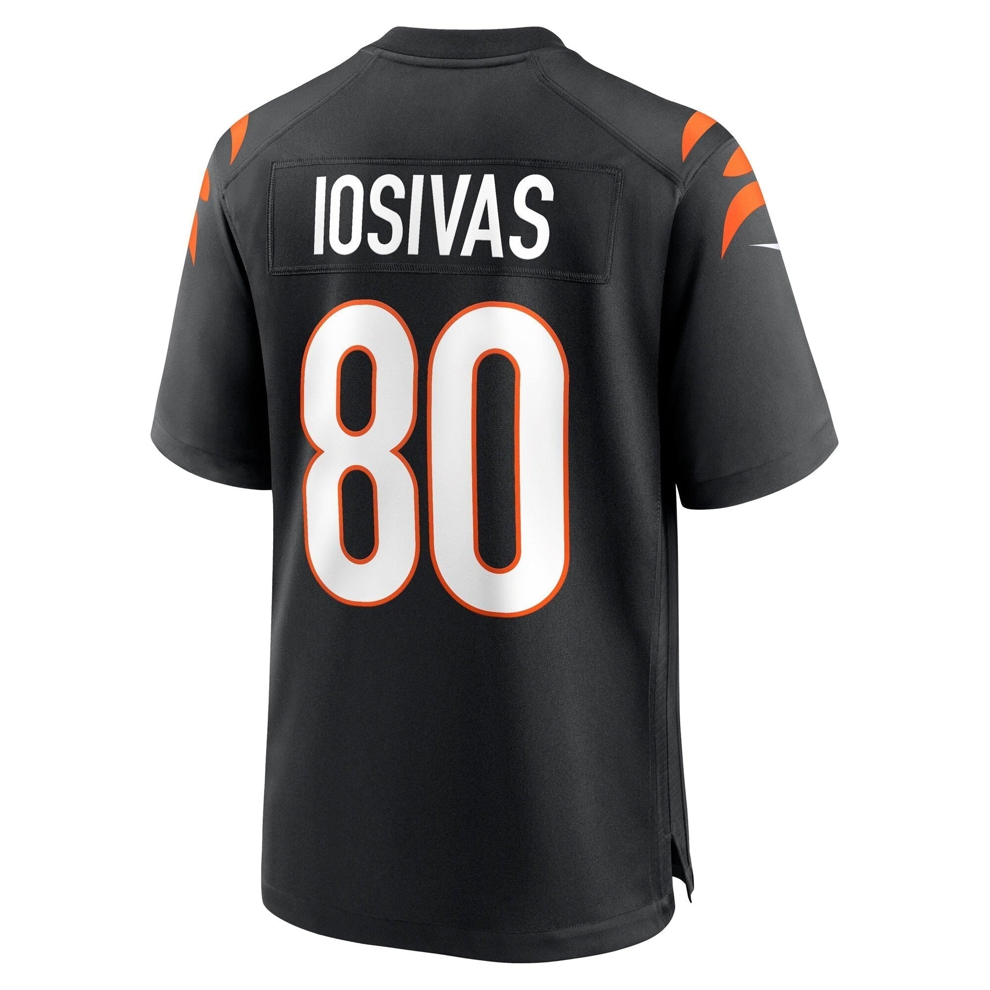 Andrei Iosivas Cincinnati Bengals Nike Team Game Jersey - Black football jersey product view 3