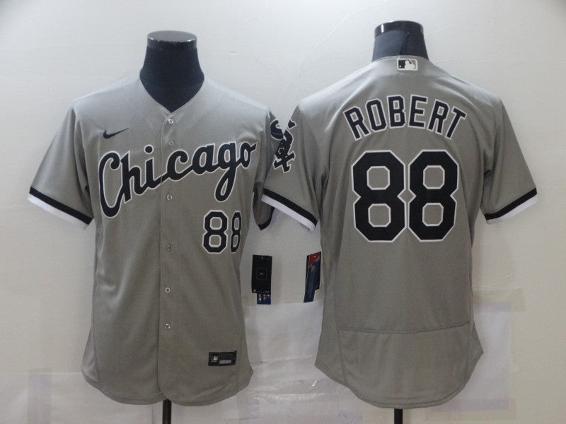 Men's Chicago White Sox Luis Robert #88 Gray Replica Baseball Jersey1 baseball jersey product view 1
