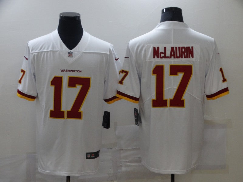 Men's Washington Commanders Terry Mclaurin #17 White Game Jersey1 football jersey product view 1