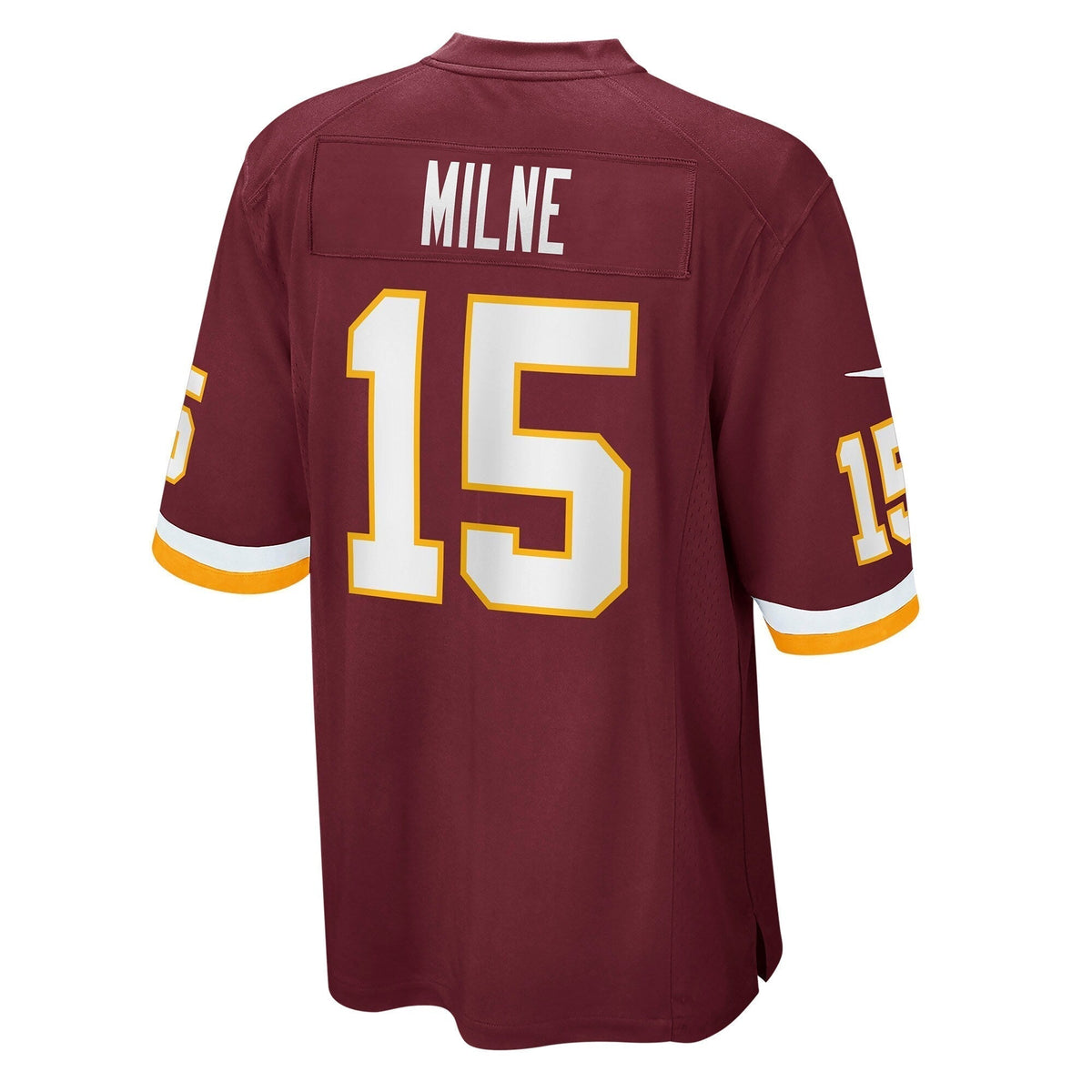 Dax Milne Washington Football Team Nike Game Jersey - Burgundy football jersey product view 3