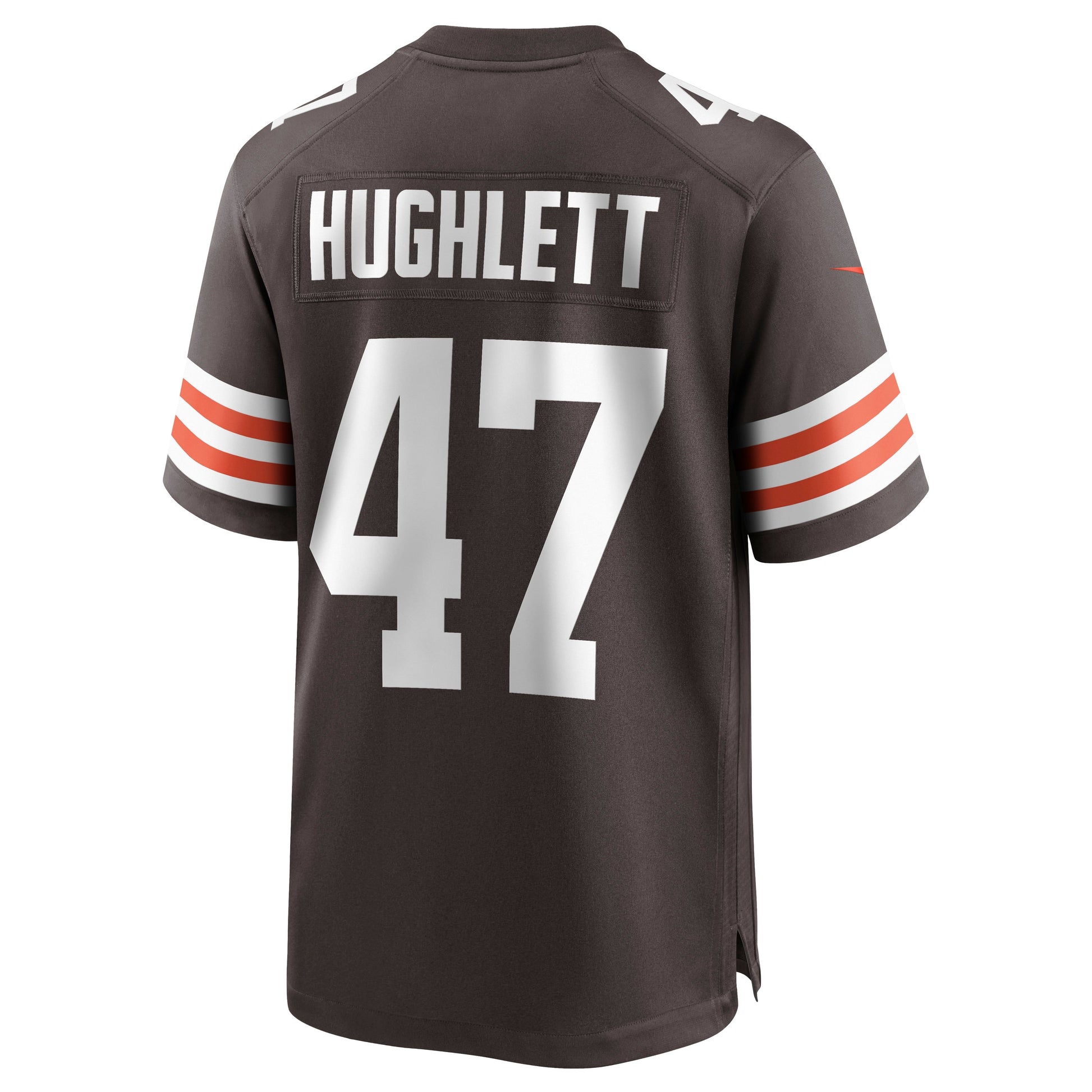 Charley Hughlett Cleveland Browns Nike Game Jersey - Brown football jersey product view 3