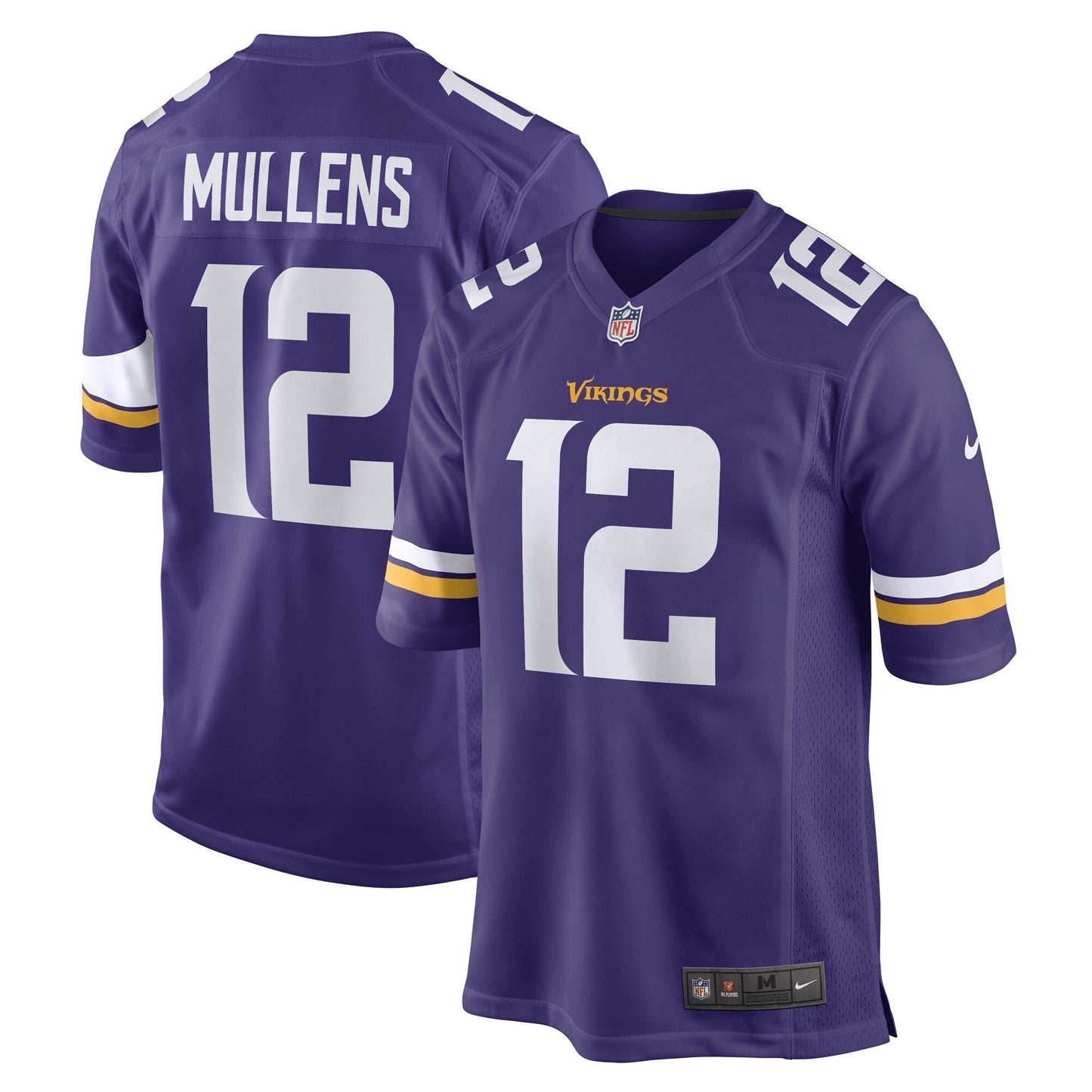 Nick Mullens Minnesota Vikings Nike Game Jersey - Purple football jersey product view 1
