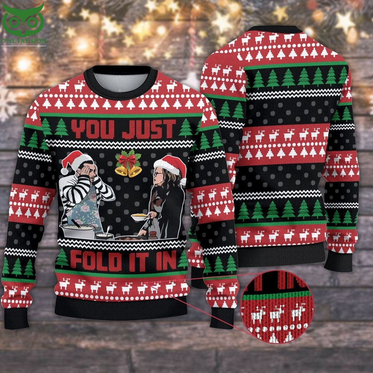 David Rose Xmas You Just Fold It In Schitts Creek - Adult & Kids T-Shirts, Sweatshirts & Hoodies apparel design preview 1