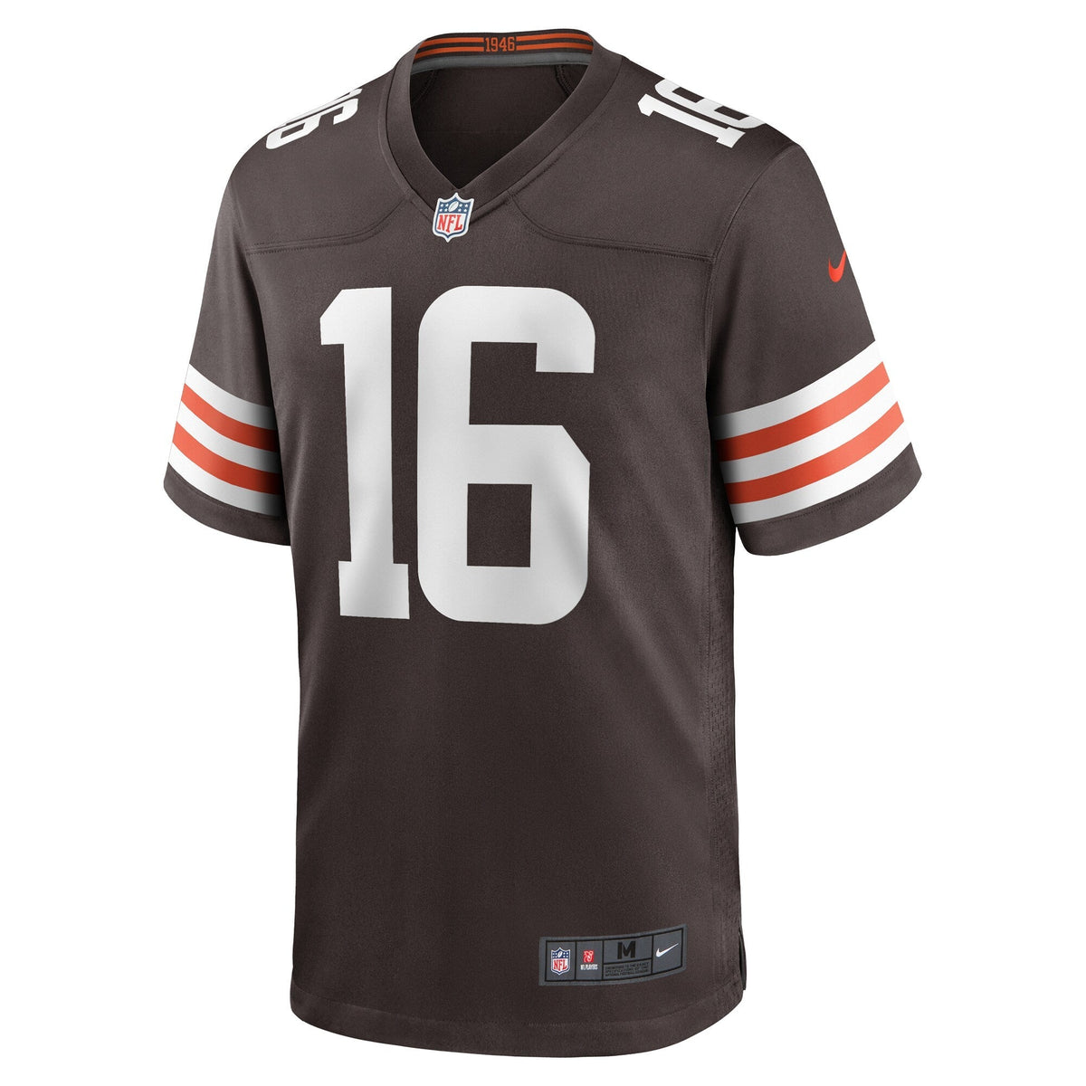 Jaelon Darden Cleveland Browns Nike Team Game Jersey - Brown football jersey product view 2