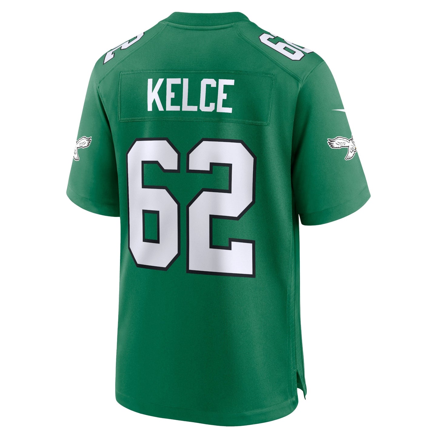 Jason Kelce Philadelphia Eagles Nike Alternate Game Jersey - Kelly Green football jersey product view 3