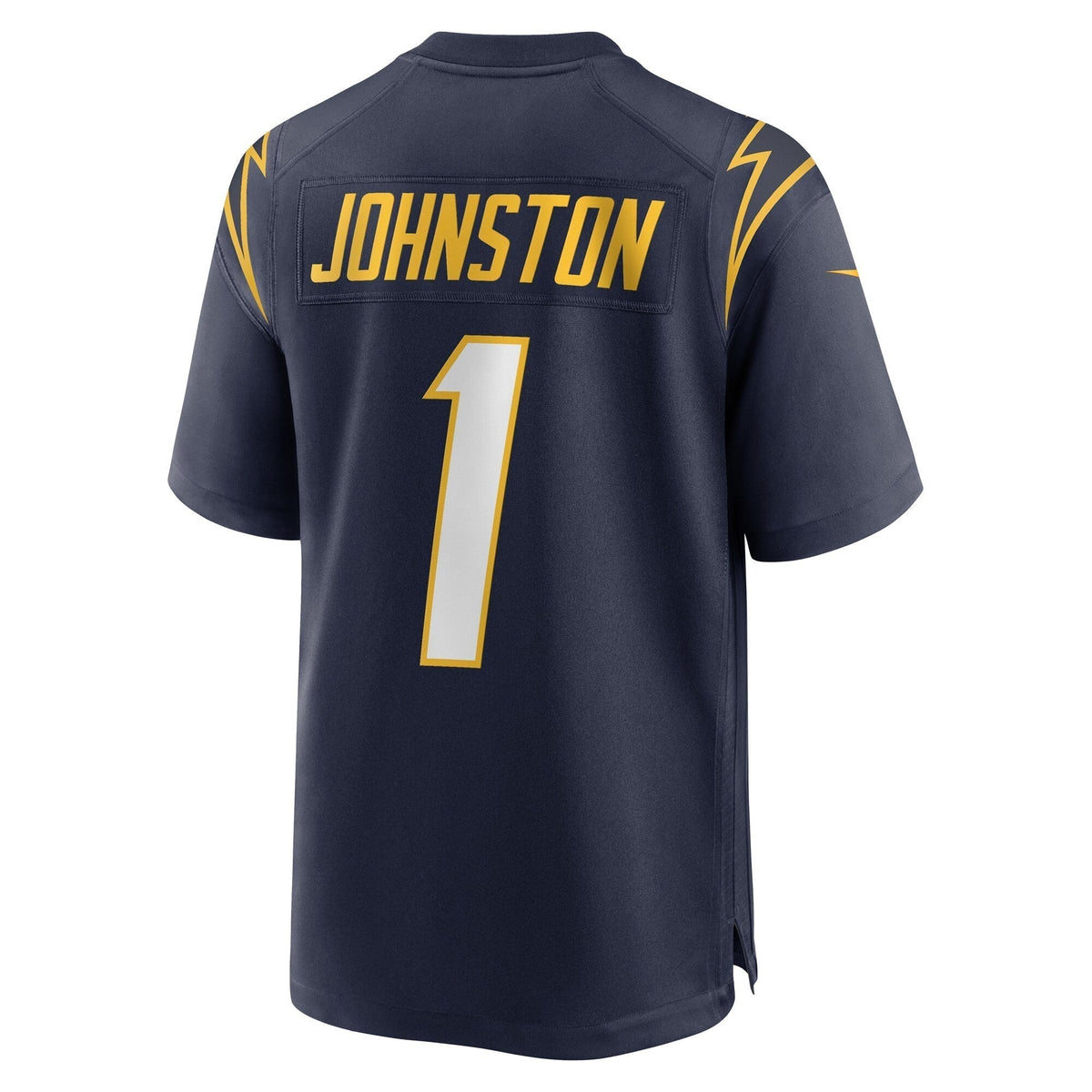 Quentin Johnston Los Angeles Chargers Nike Alternate Game Jersey - Navy football jersey product view 3