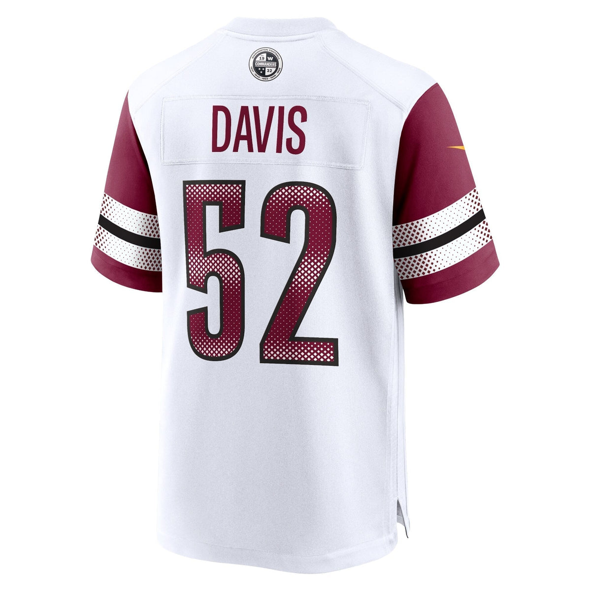 Jamin Davis Washington Commanders Nike Game Jersey - White football jersey product view 3