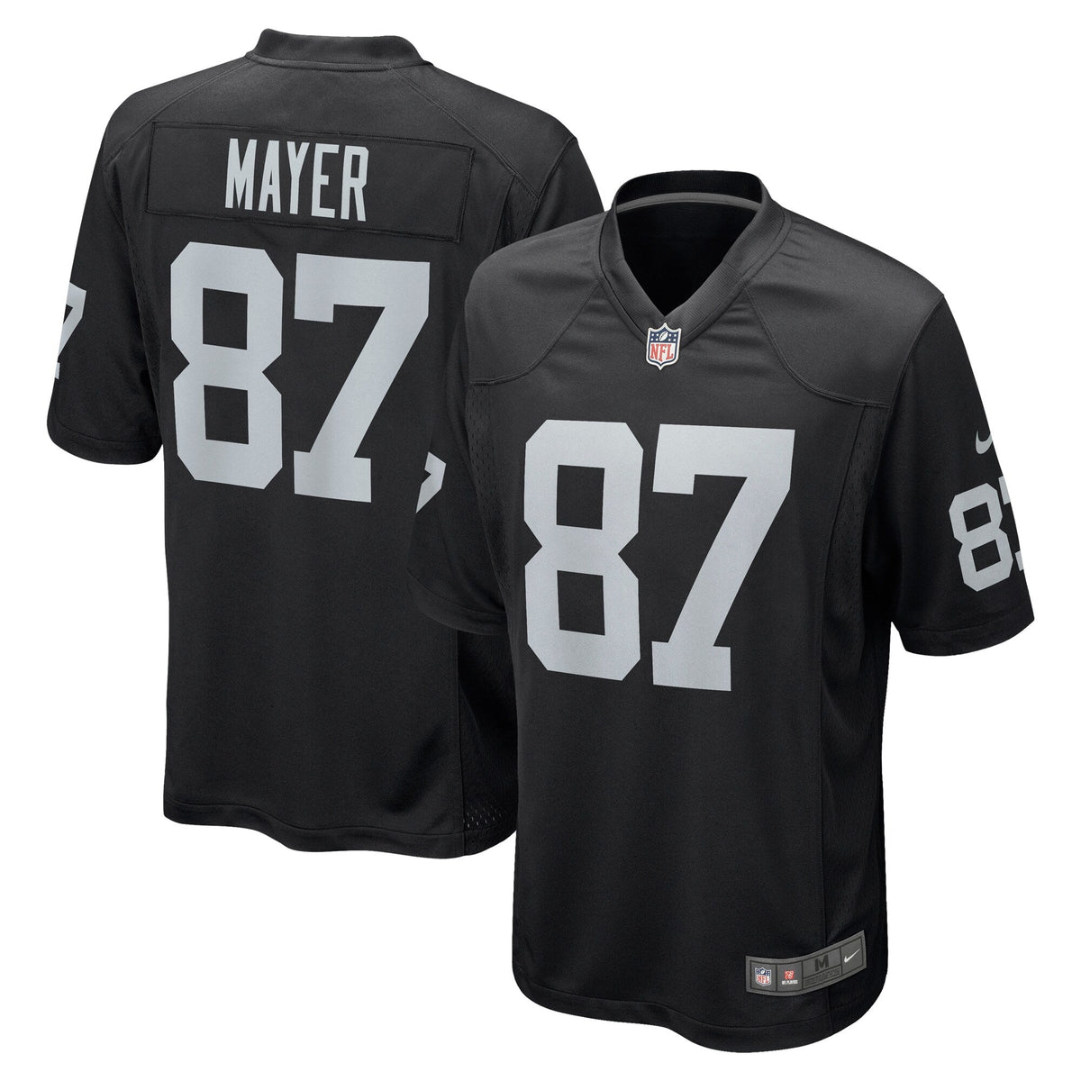 Michael Mayer Las Vegas Raiders Nike Game Jersey - Black football jersey product view 1