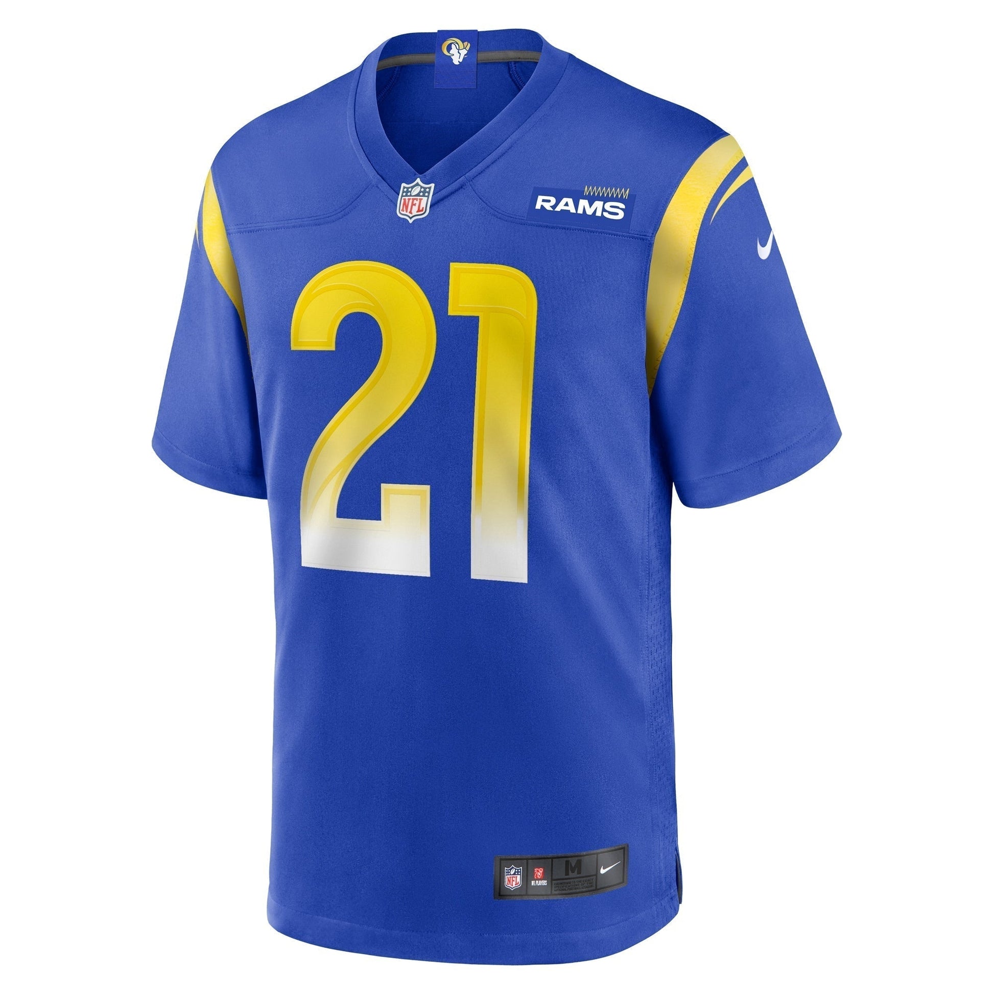 Zach Evans Los Angeles Rams Nike Home Game Jersey - Royal football jersey product view 2