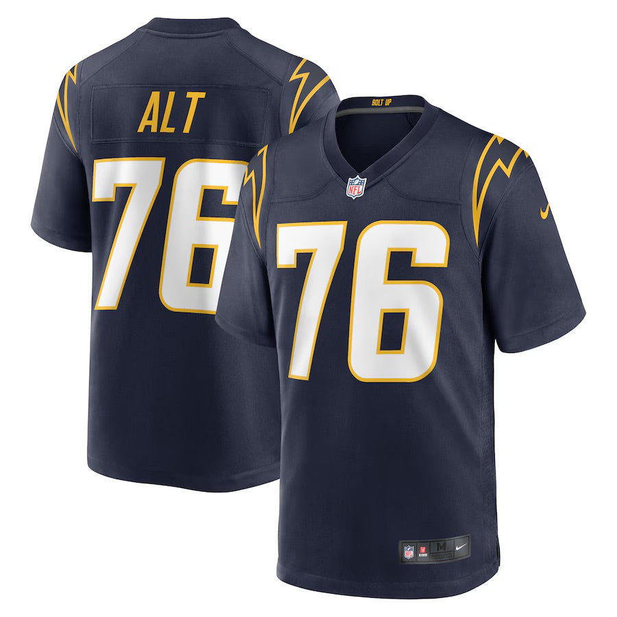Joe Alt Los Angeles Chargers Jersey football jersey product view 1