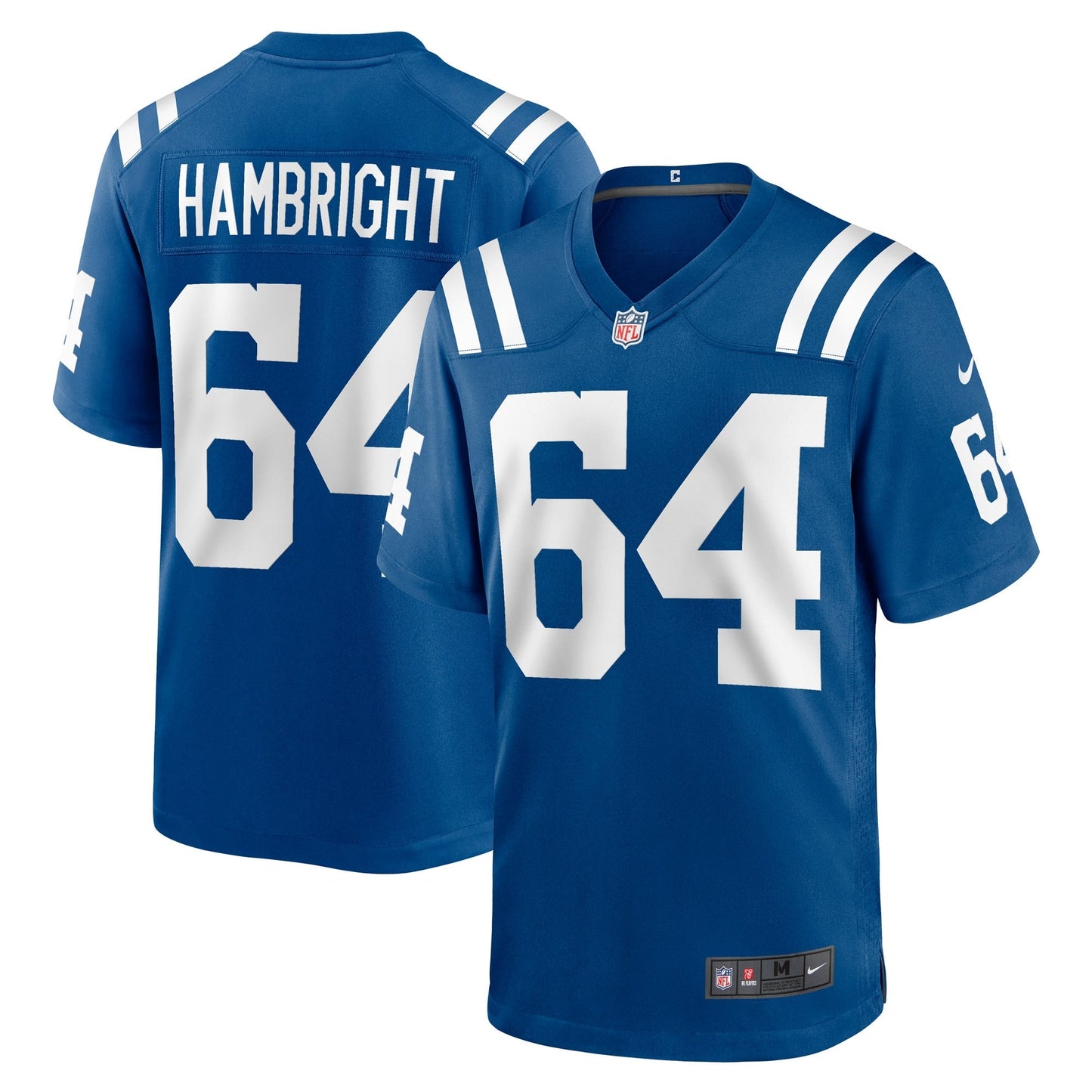 Arlington Hambright Indianapolis Colts Nike Game Jersey - Royal football jersey product view 1