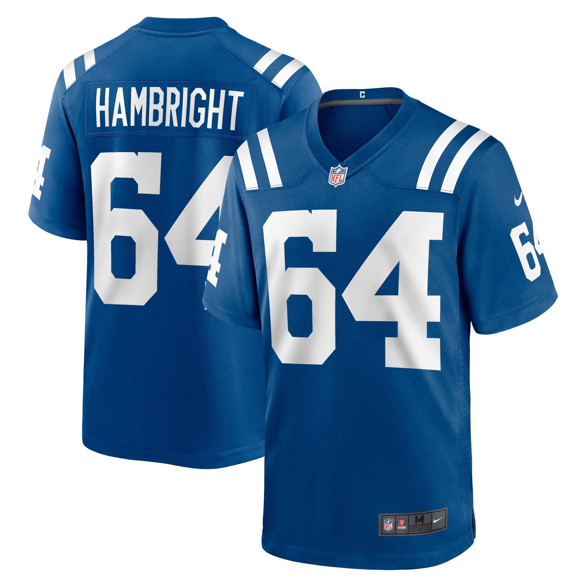 Arlington Hambright Indianapolis Colts Nike Game Jersey - Royal football jersey product view 1
