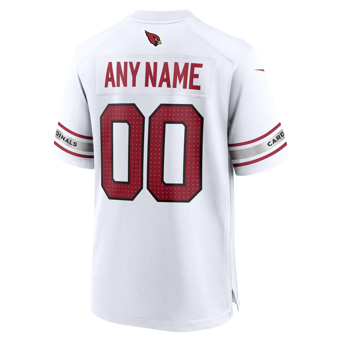 Arizona Cardinals Nike Custom Game Jersey - White football jersey product view 3