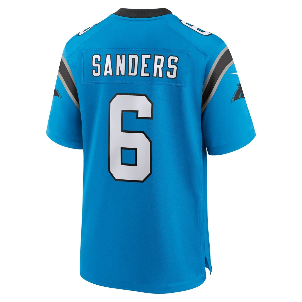 Miles Sanders Carolina Panthers Nike Team Game Jersey - Blue football jersey product view 3