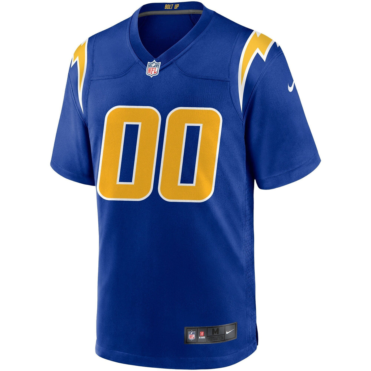 Los Angeles Chargers Nike Alternate Custom Game Jersey - Royal football jersey product view 2