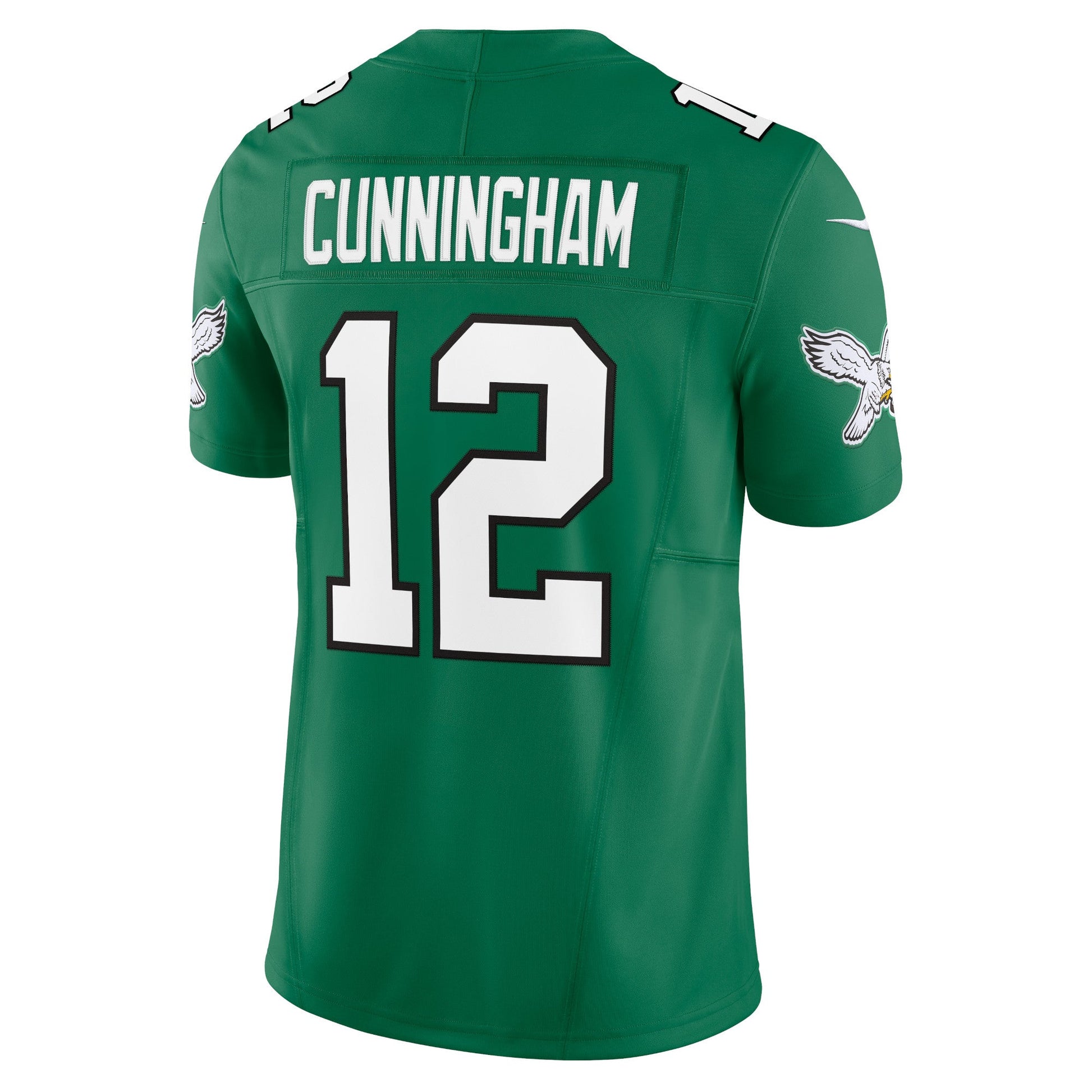 Randall Cunningham Philadelphia Eagles Nike Alternate Vapor F.U.S.E. Limited Jersey - Kelly Green football jersey product view 3