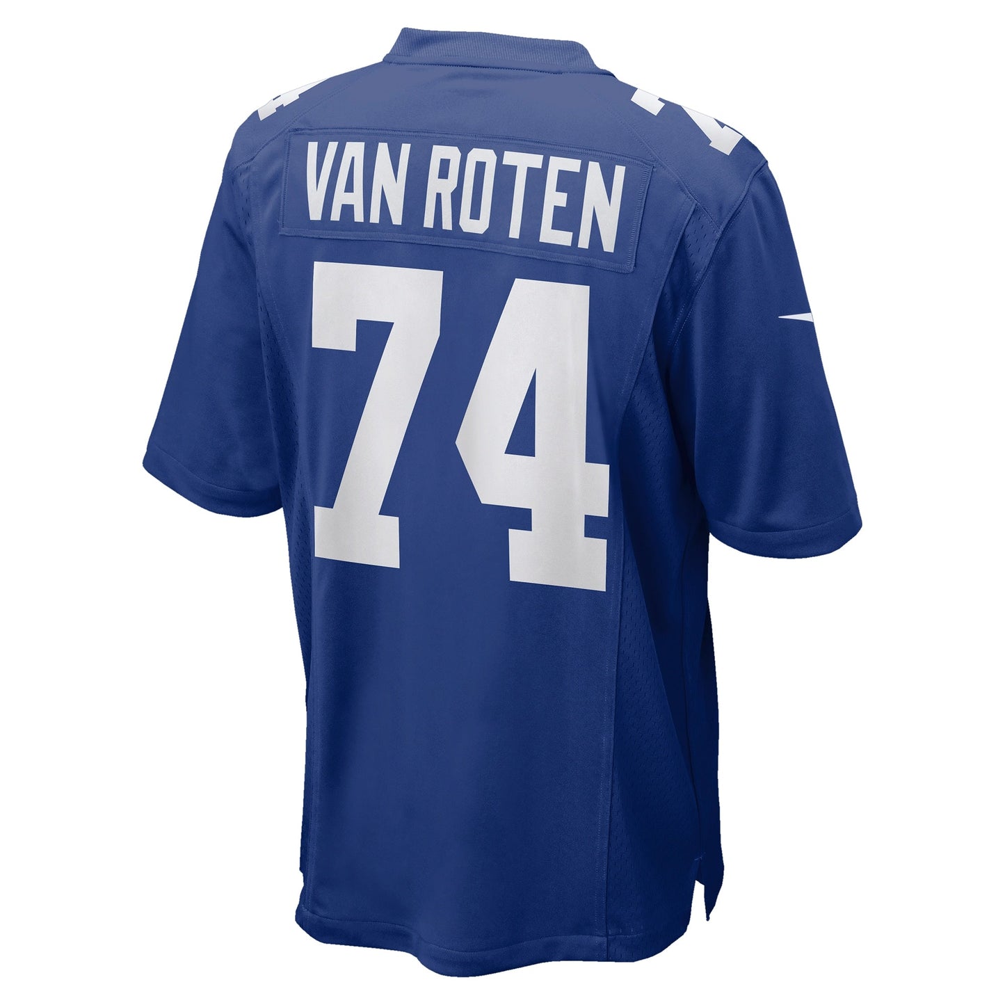 Greg Van Roten New York Giants Nike Team Game Jersey - Royal football jersey product view 3