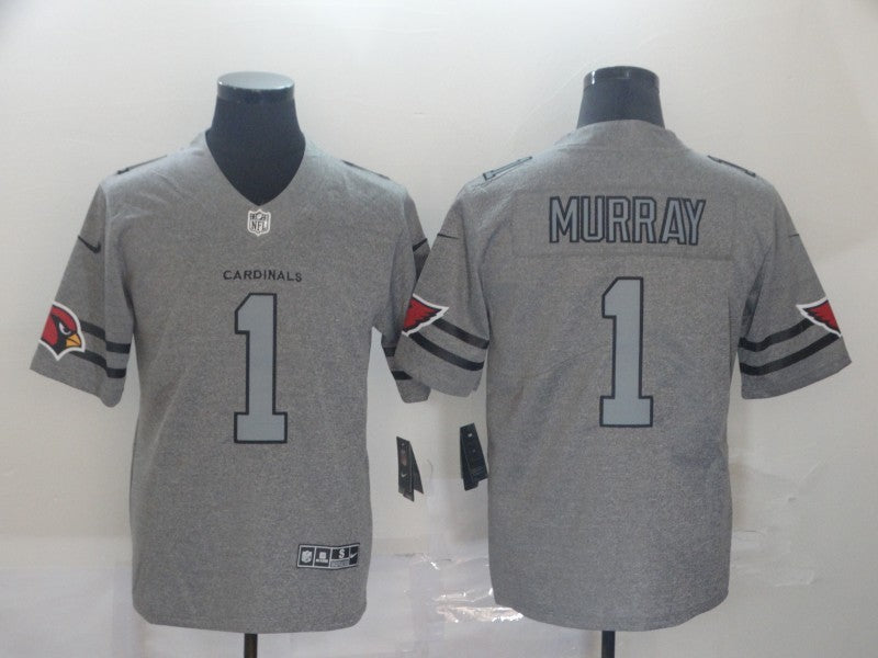 Men's Arizona Cardinals Kyler Murray #1 Gray Game Jersey1 football jersey product view 1