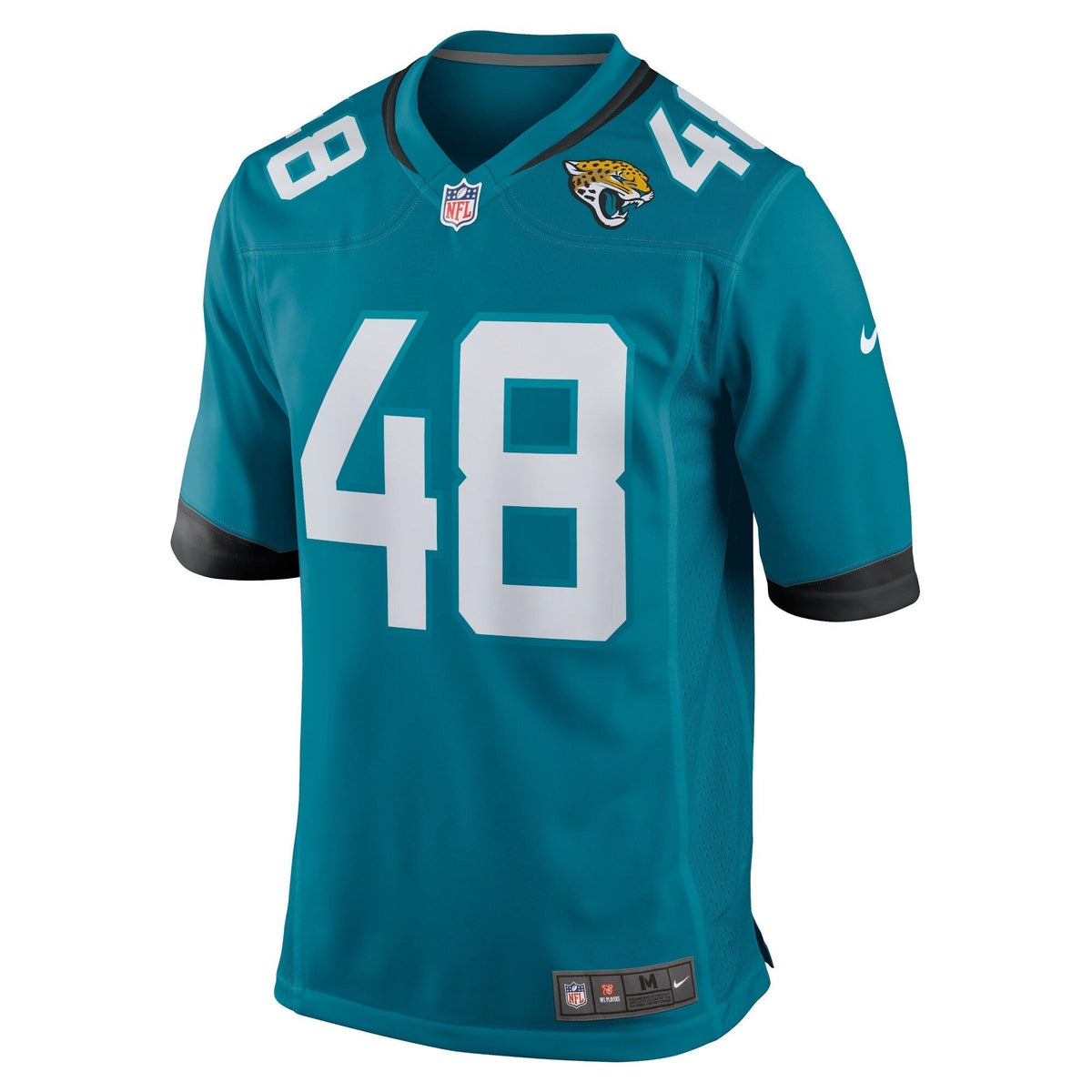 Chad Muma Jacksonville Jaguars Nike Game Jersey - Teal football jersey product view 2