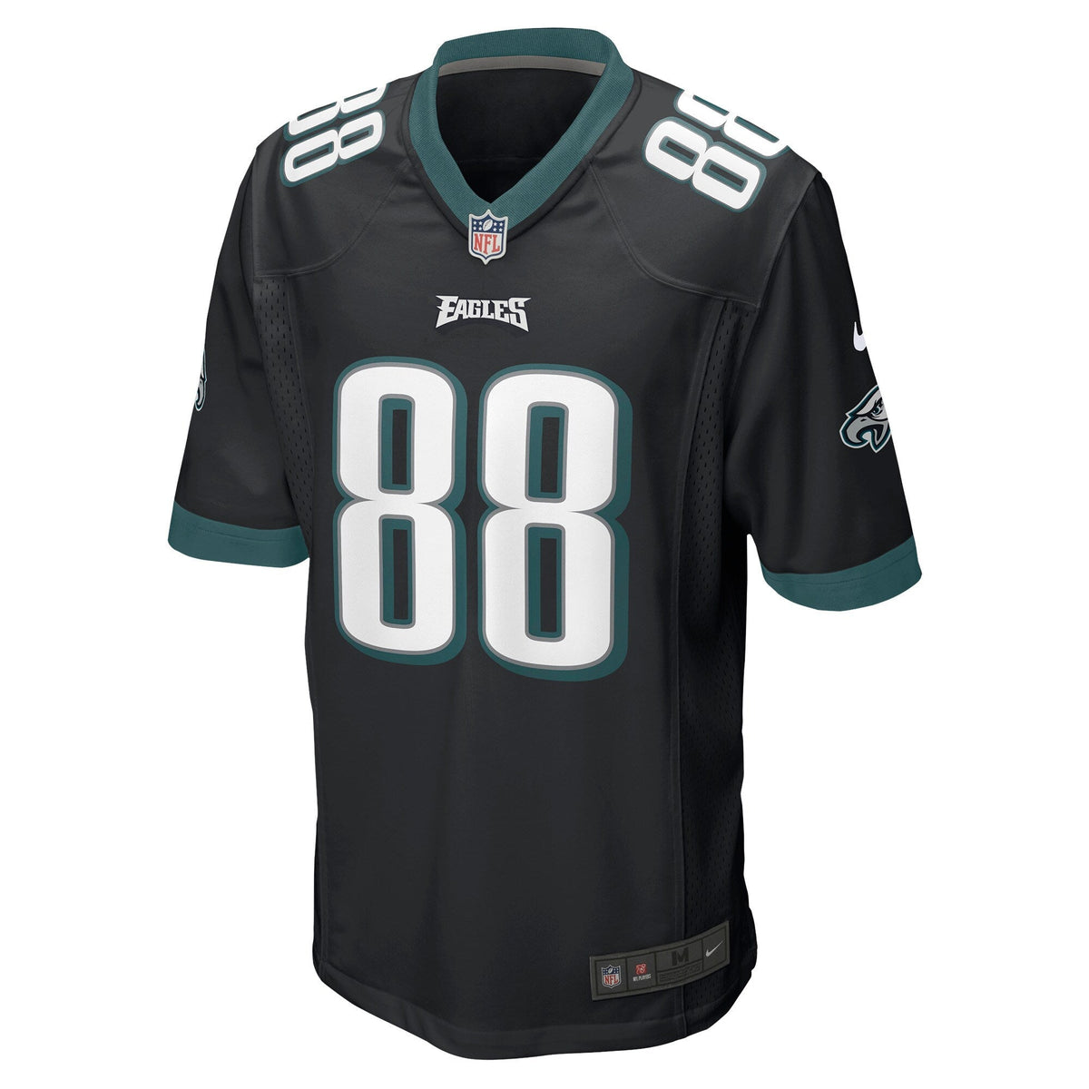 Dallas Goedert Philadelphia Eagles Nike Game Jersey - Black football jersey product view 2