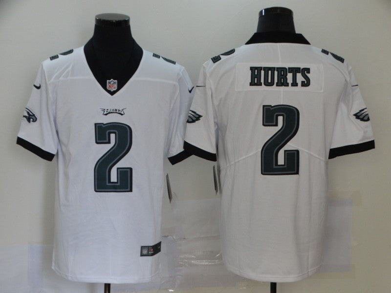 Men's Philadelphia Eagles Jalen Hurts #2 White Game Jersey1 football jersey product view 1