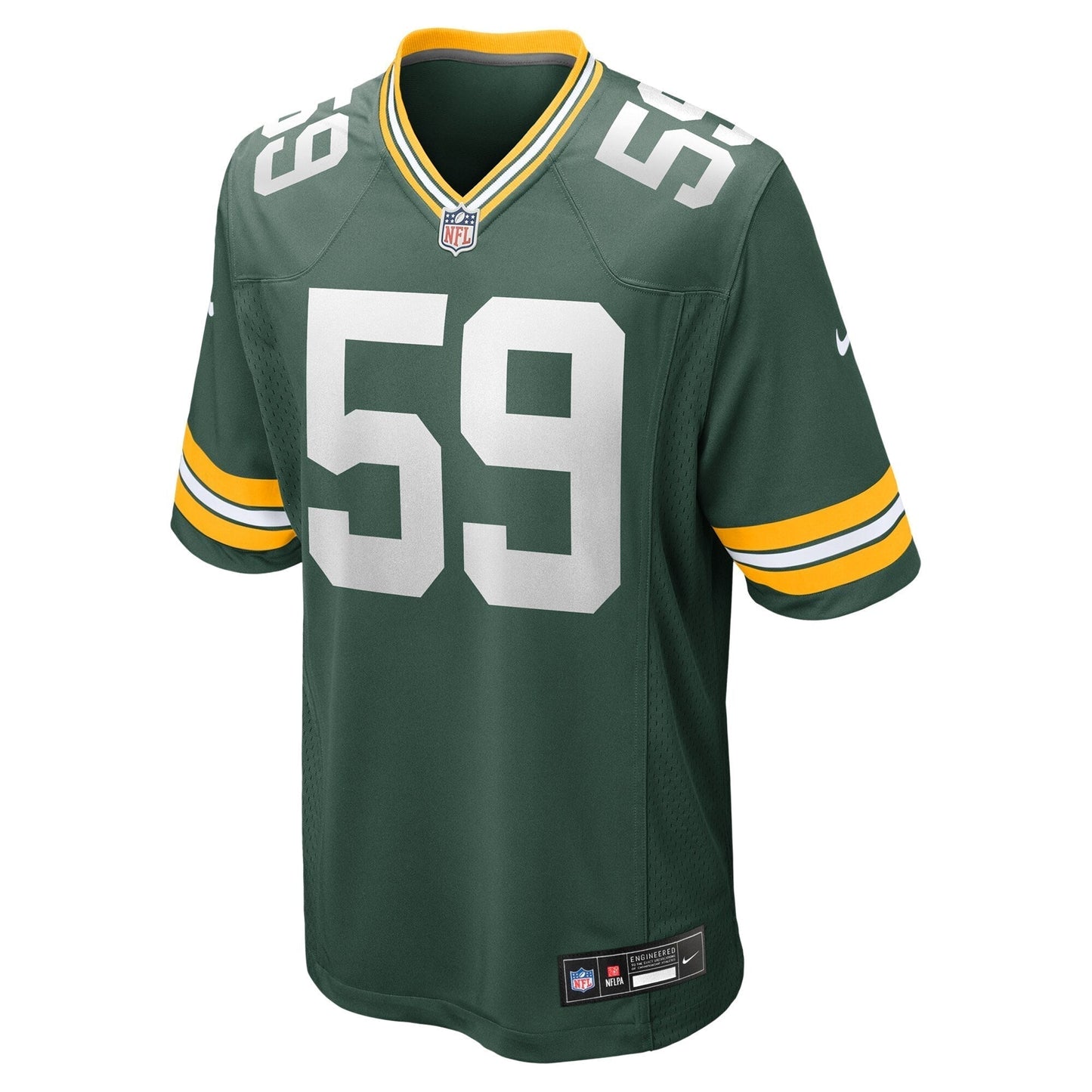 Ty'Ron Hopper Green Bay Packers Nike Game Jersey - Green football jersey product view 2