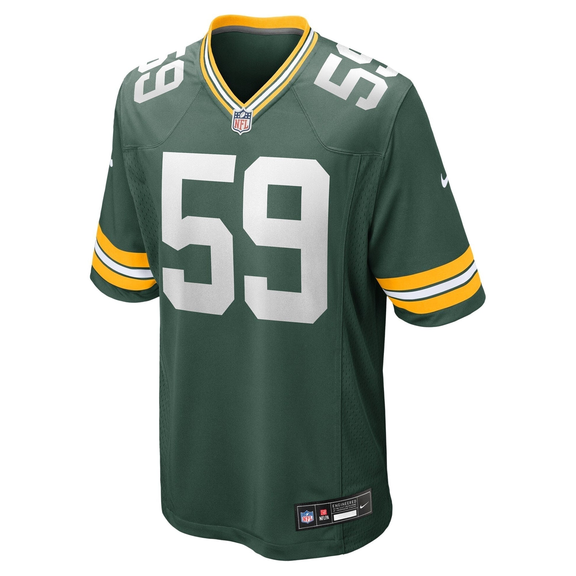 Ty'Ron Hopper Green Bay Packers Nike Game Jersey - Green football jersey product view 2