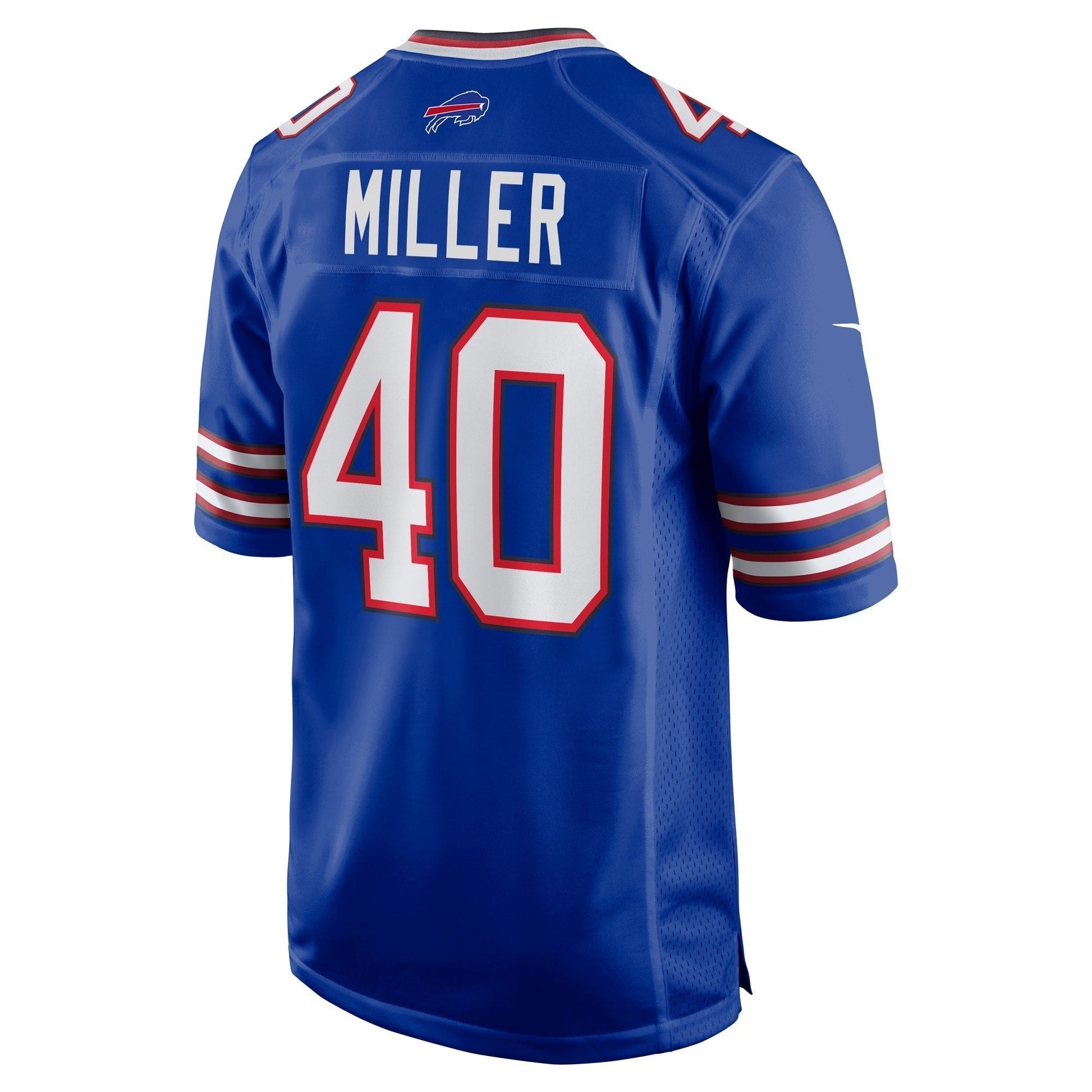Von Miller Buffalo Bills Nike Game Jersey - Royal football jersey product view 3