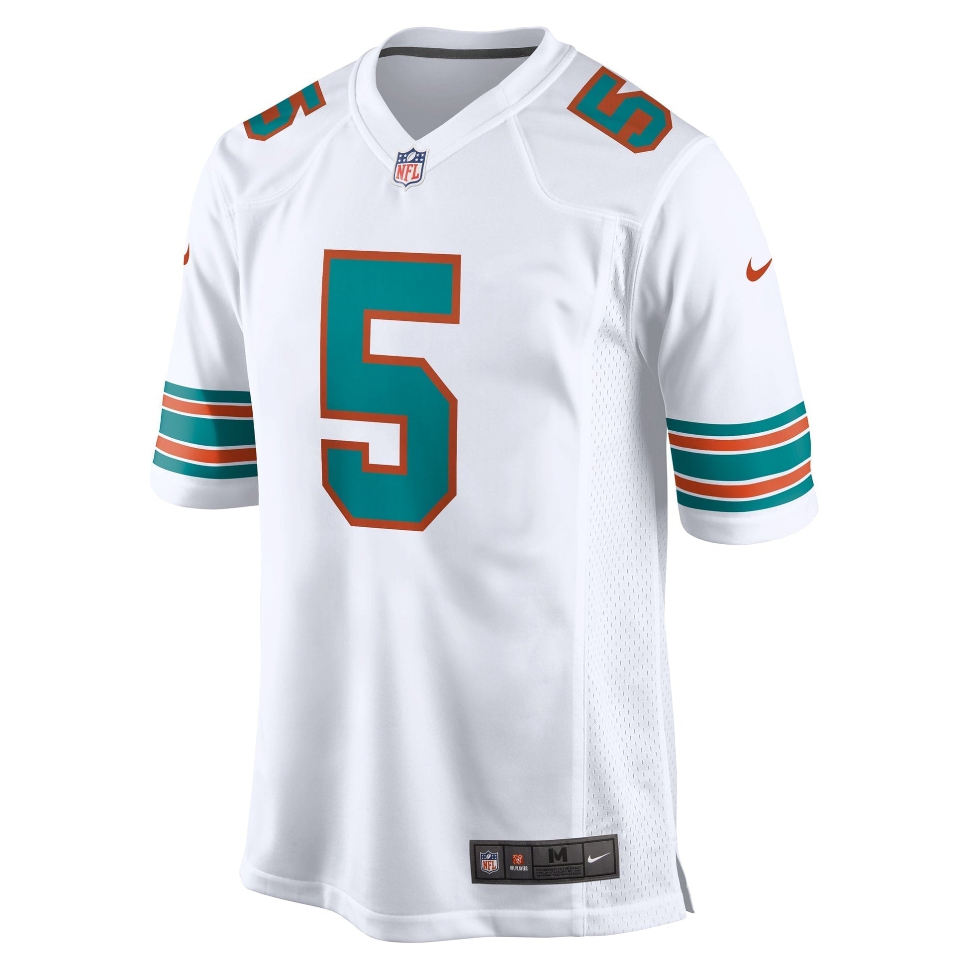 Jalen Ramsey Miami Dolphins Nike Alternate Game Jersey - White football jersey product view 2